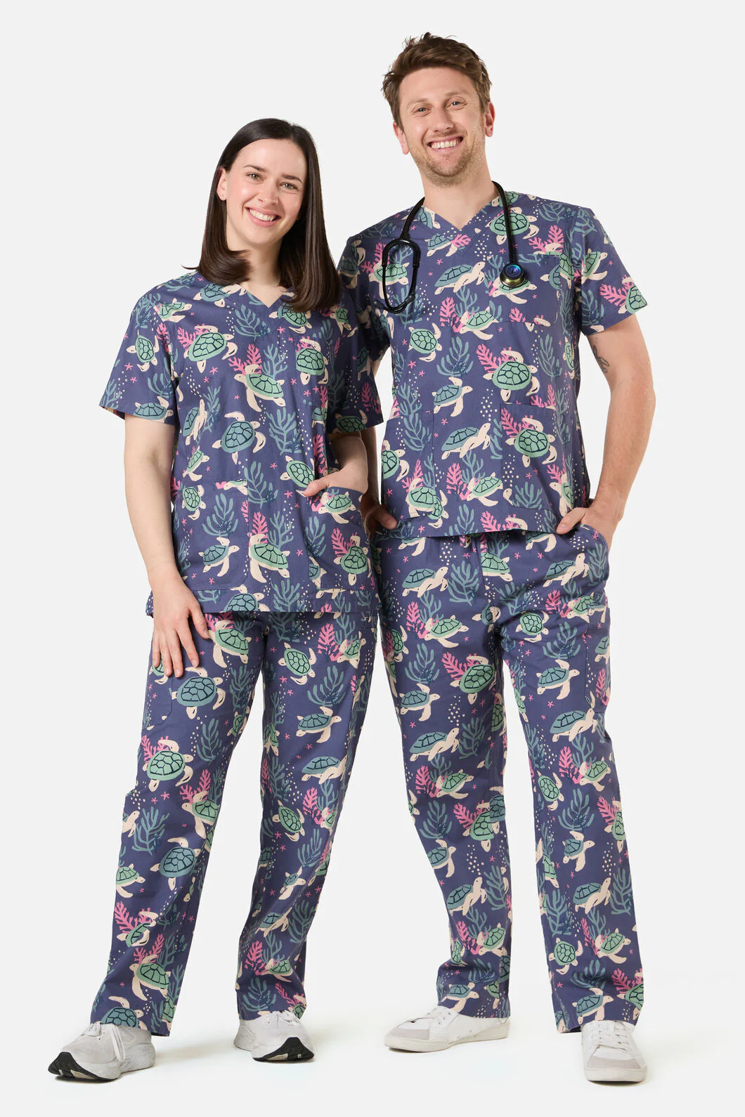 Sea Turtle Scrub Set