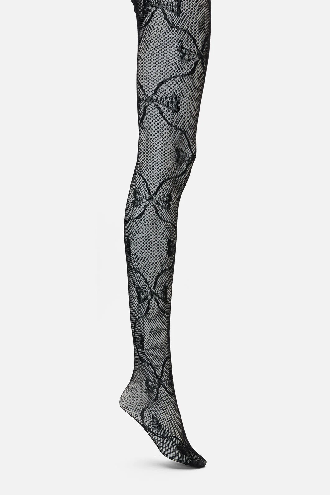 Bow Mesh Tights