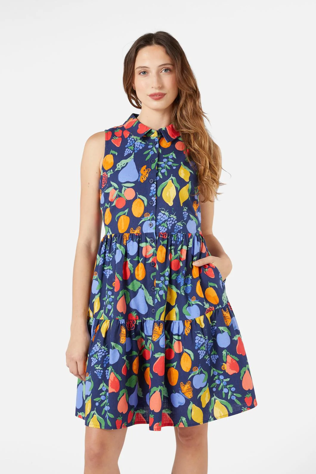 Fruit Bowl Shirt Dress