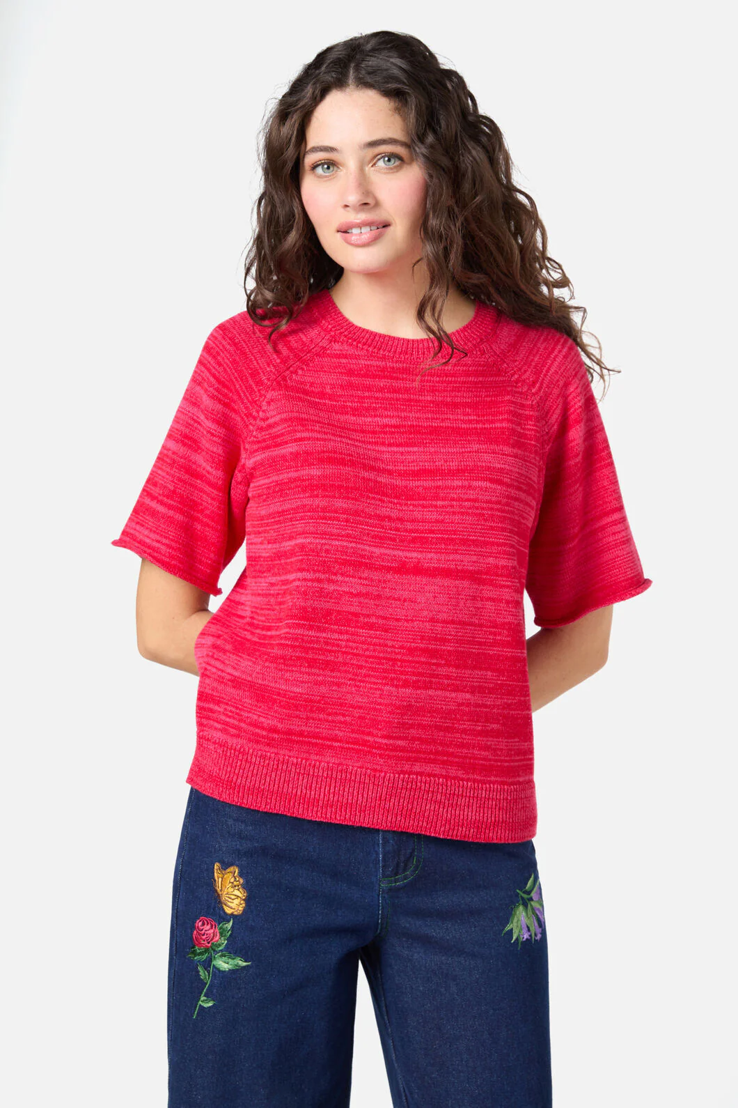 Fern Short Sleeve Knit Top