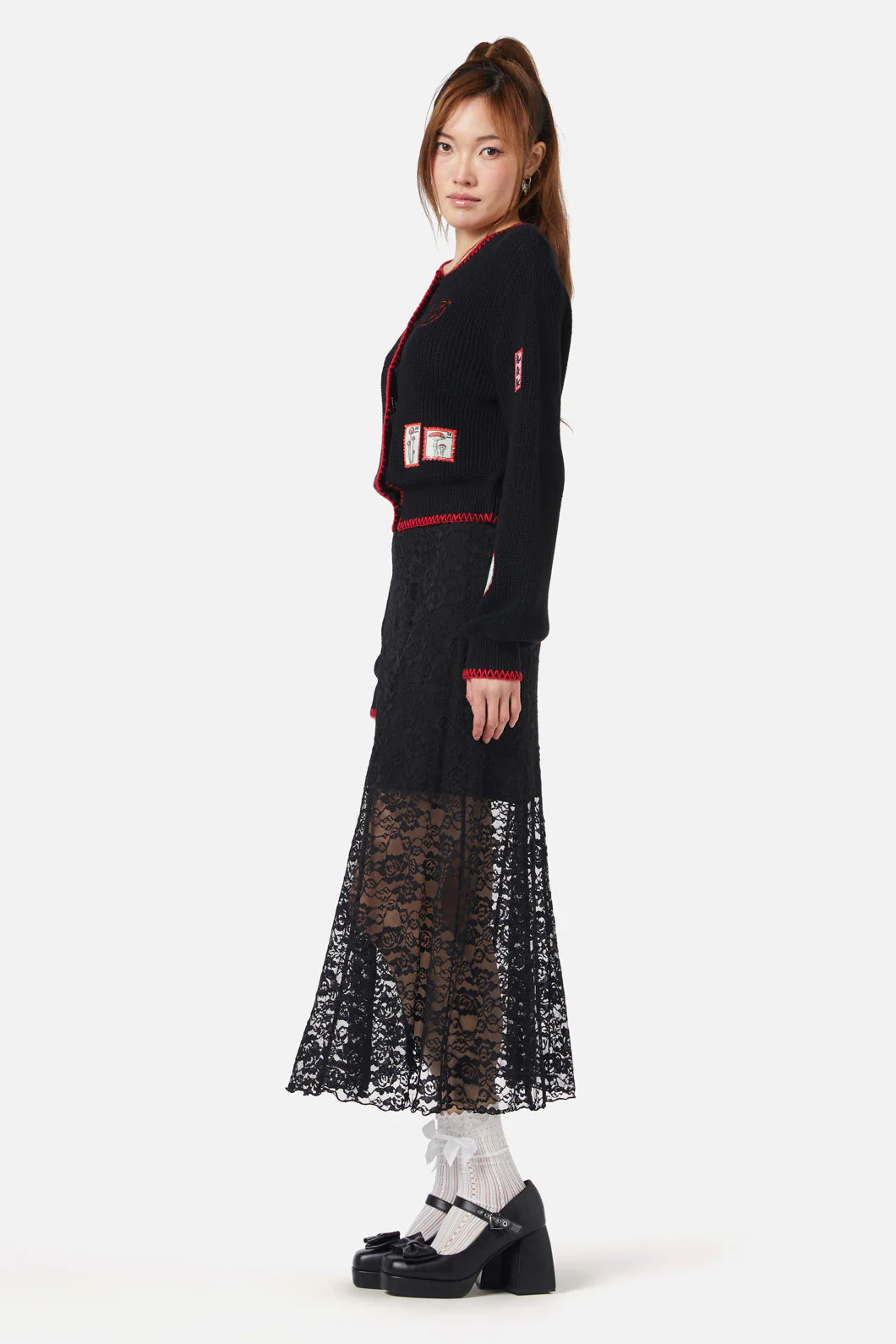 Old Postal Patch Cardi