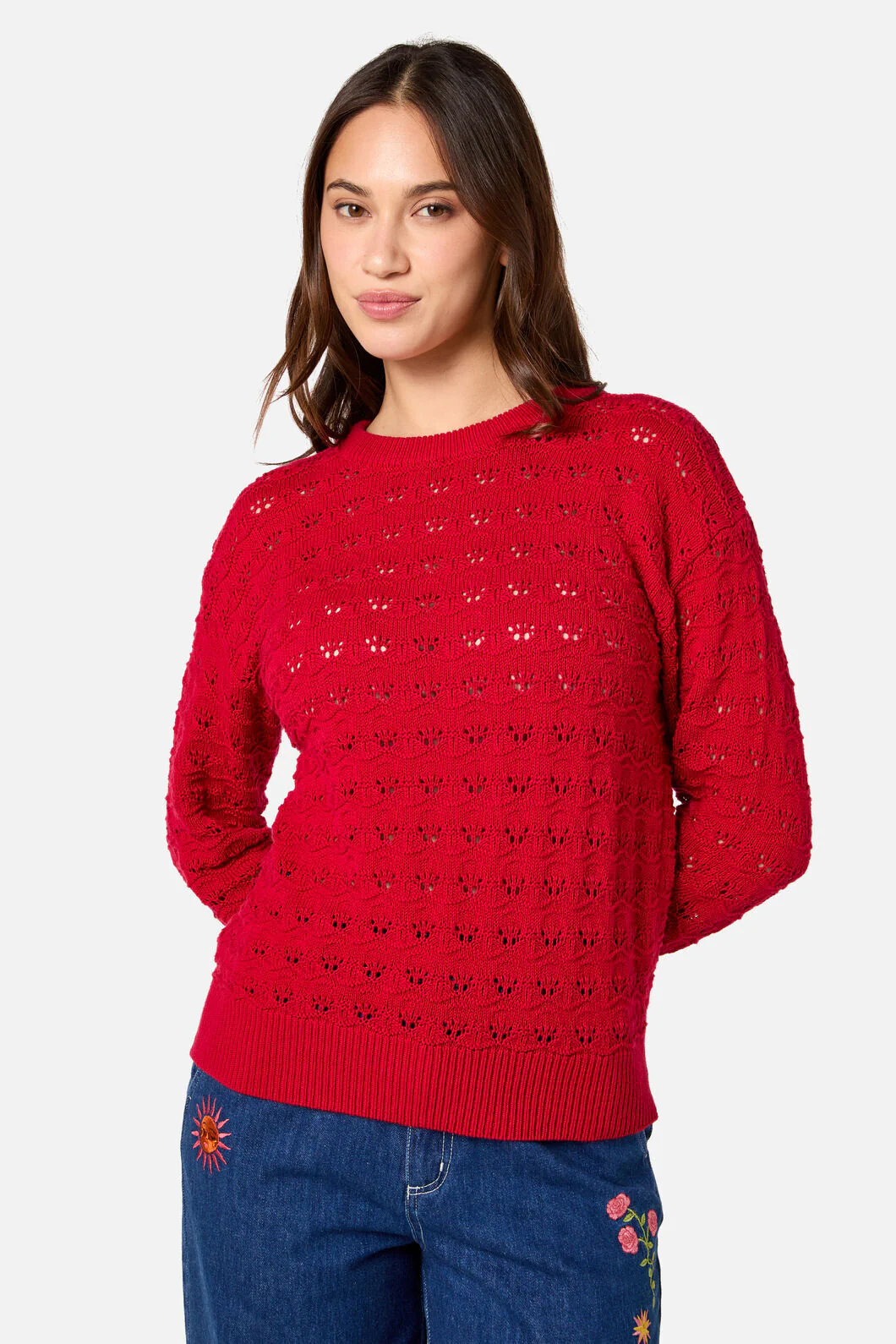 Bea Lacey Knit Jumper