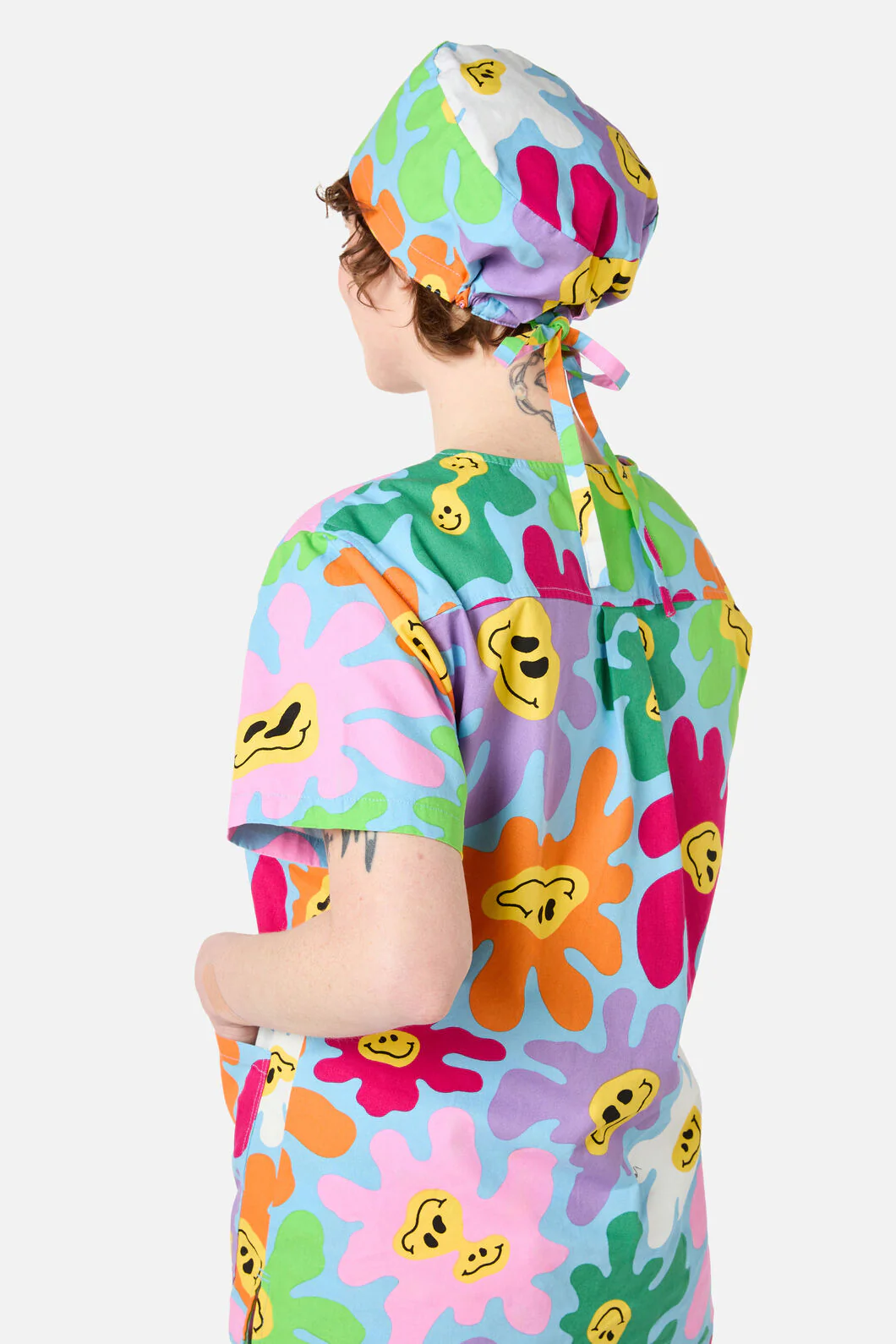 Flower Flow Scrub Hat