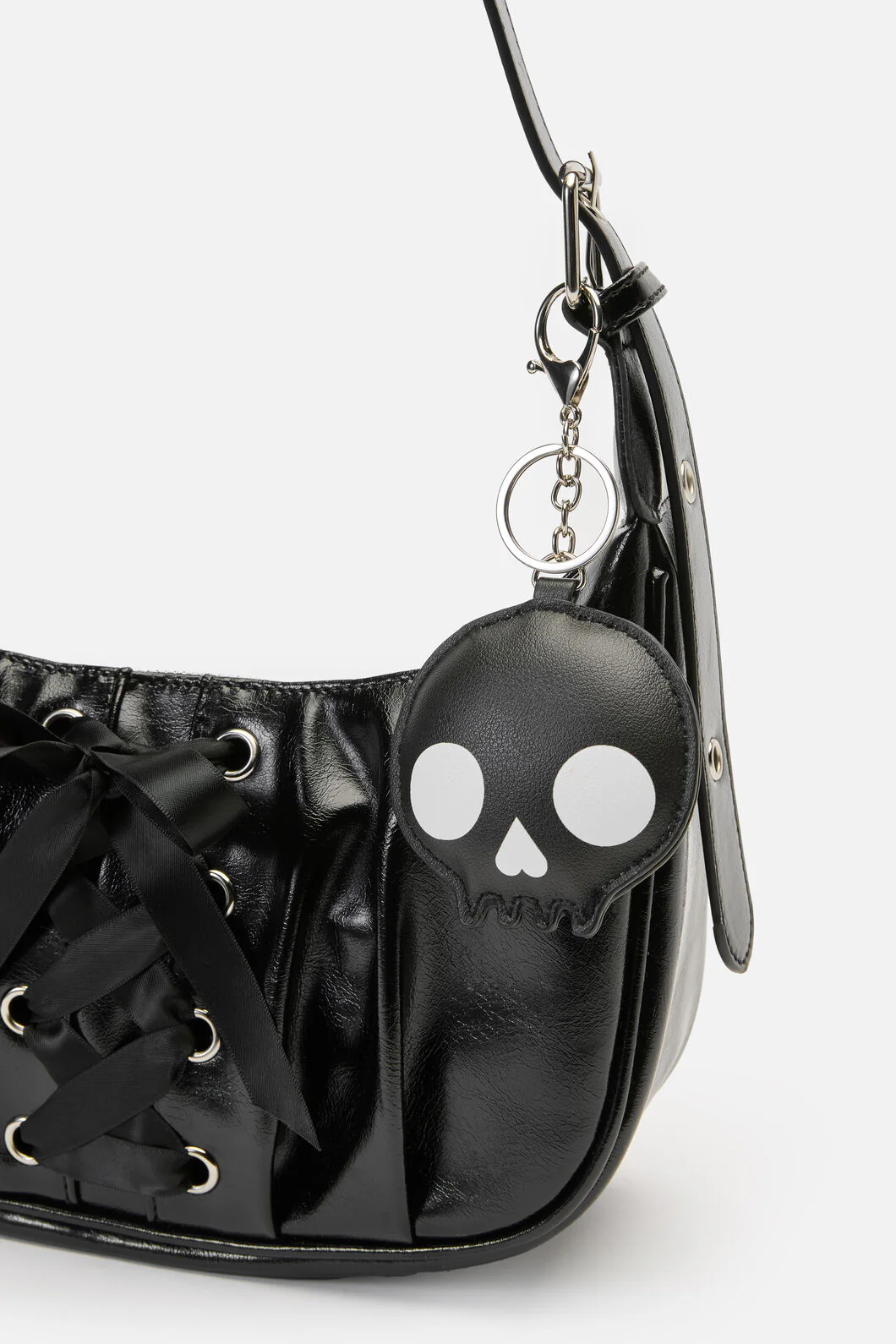 Skull Key Bag Charm
