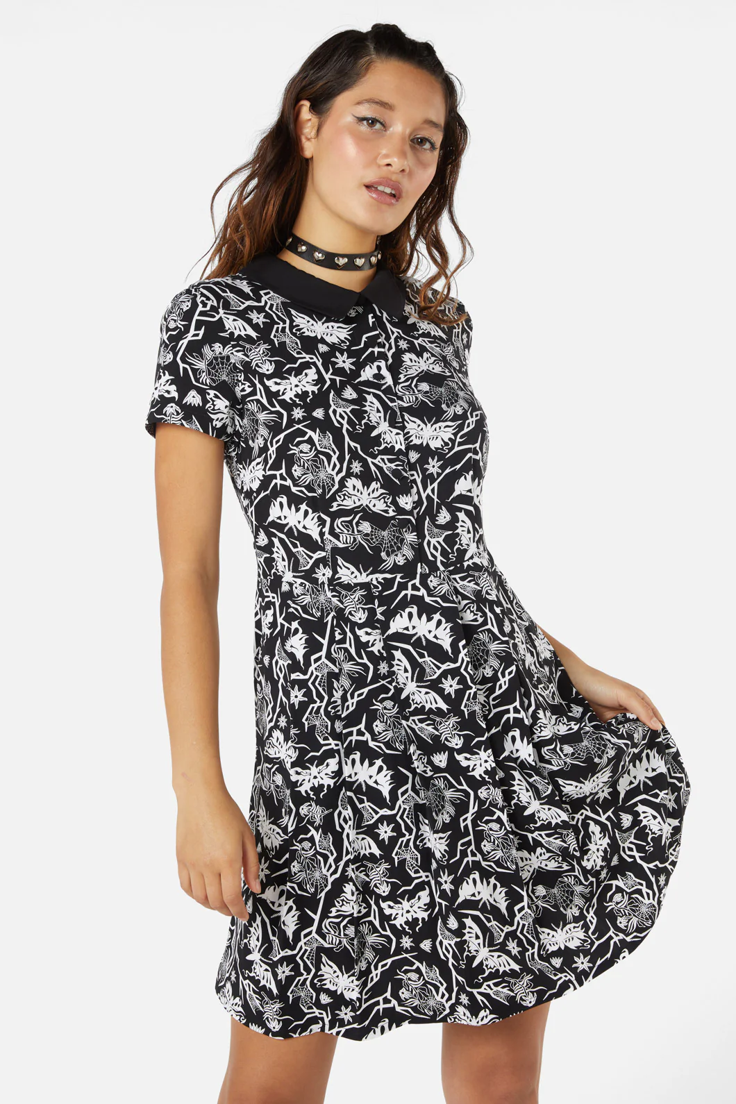 To The Butterflies Mini Dress