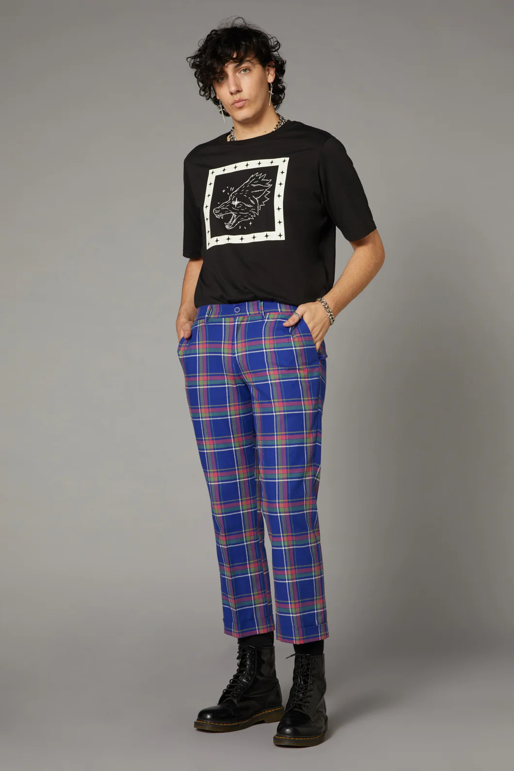 Werewolf Tartan Goth Pant