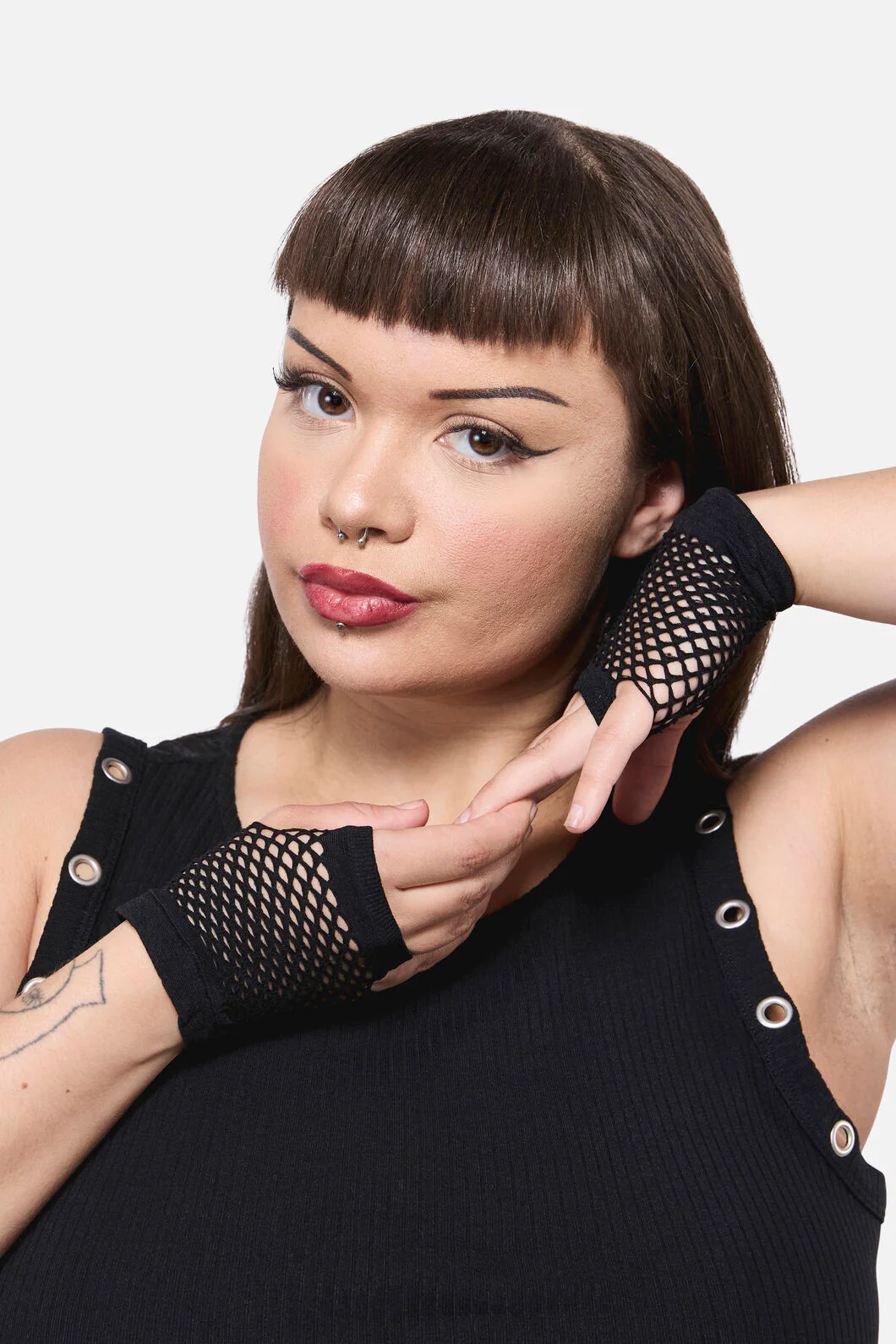 Fishnet Fingerless Glove