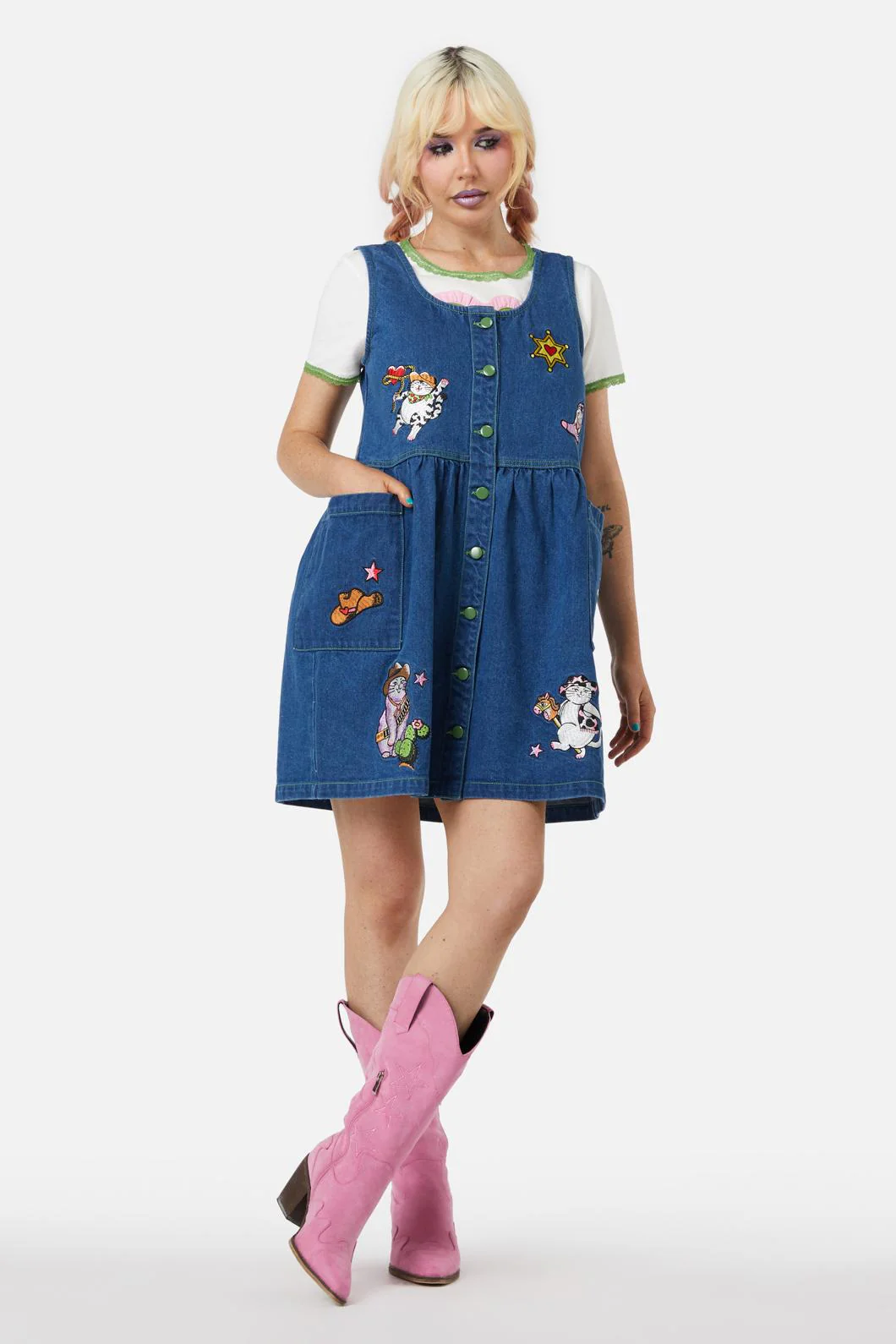 Bandit Denim Pinafore