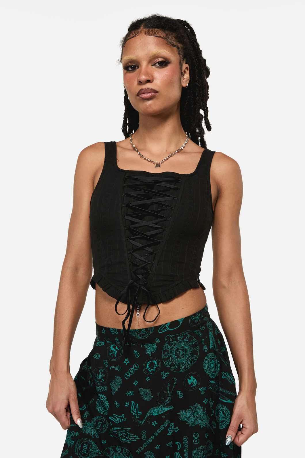 Witches Front Lace Corset