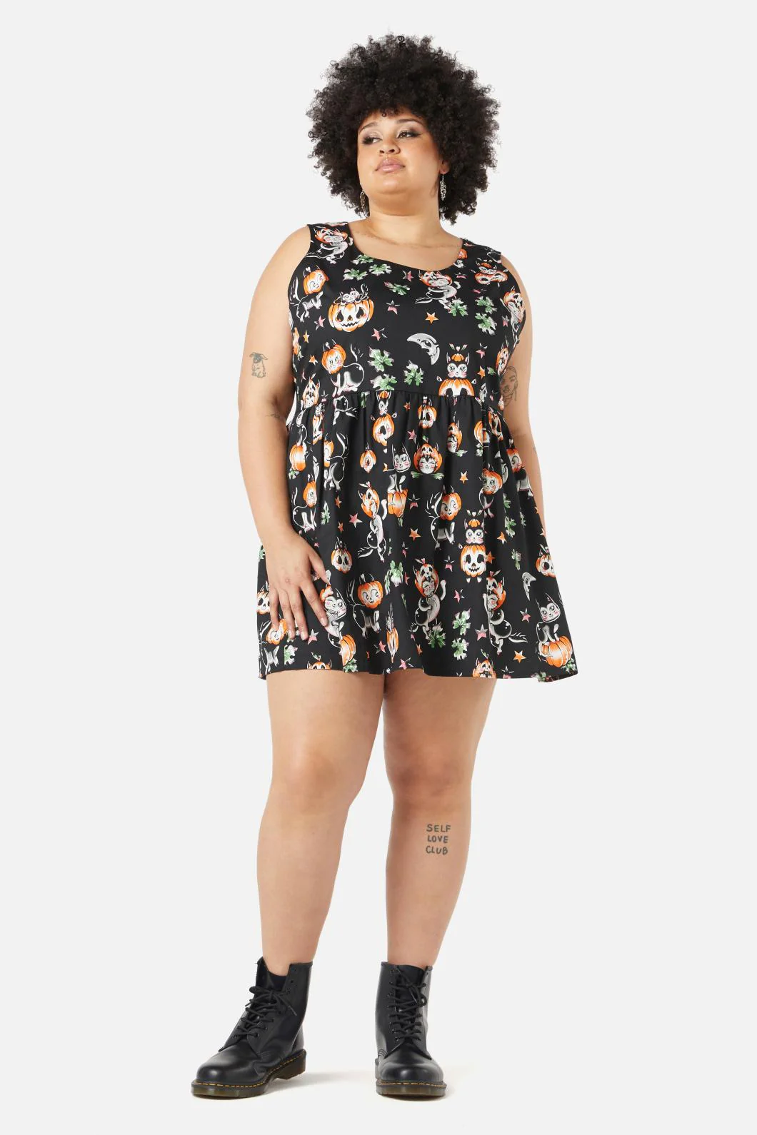 Curve Pumpkin Patch KittyDress