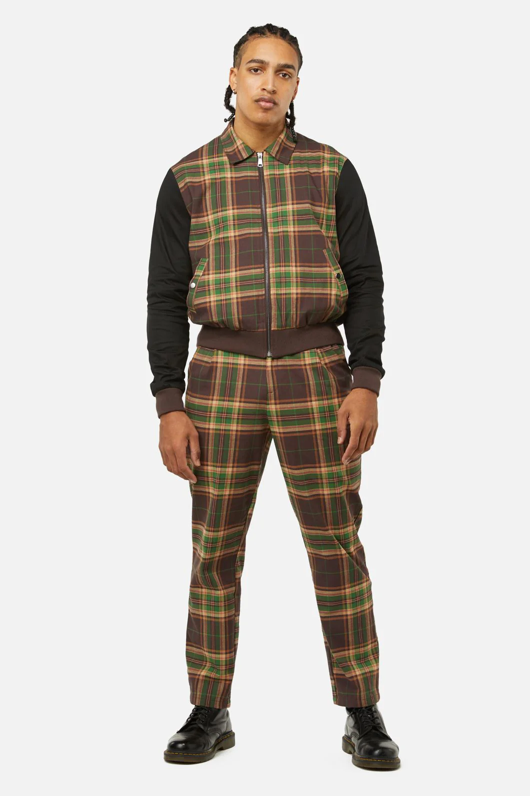 Triassic Tartan Contrast Jacket
