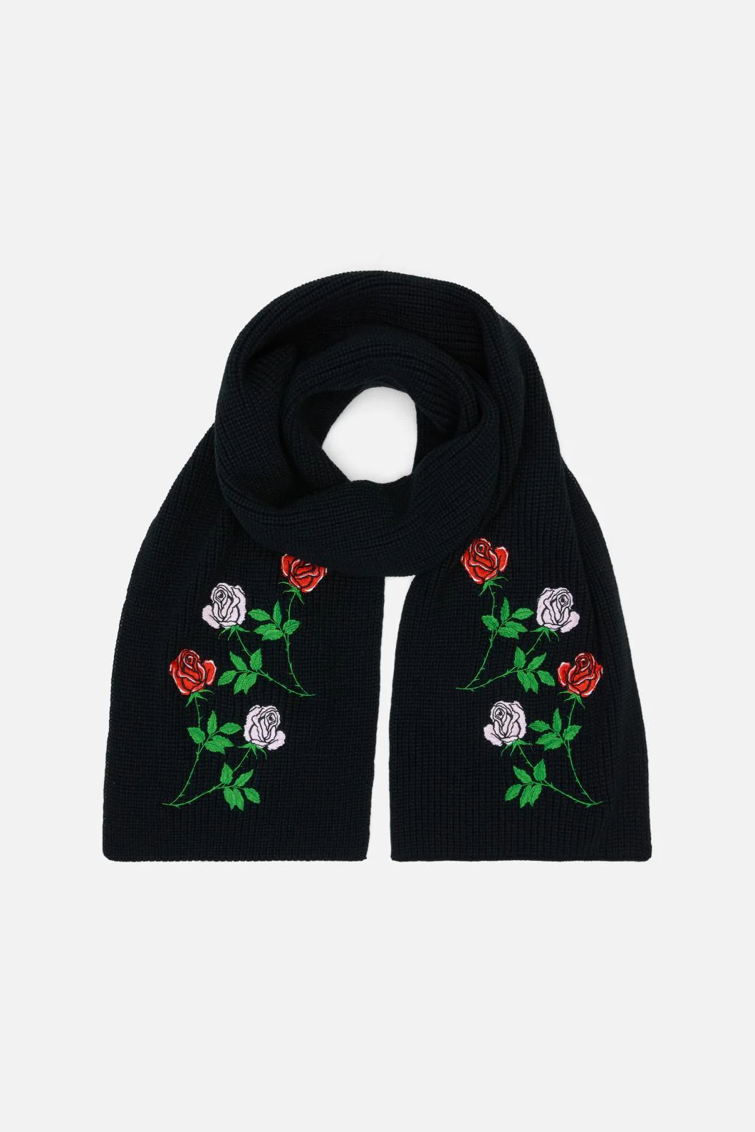 Roses Knit Scarf