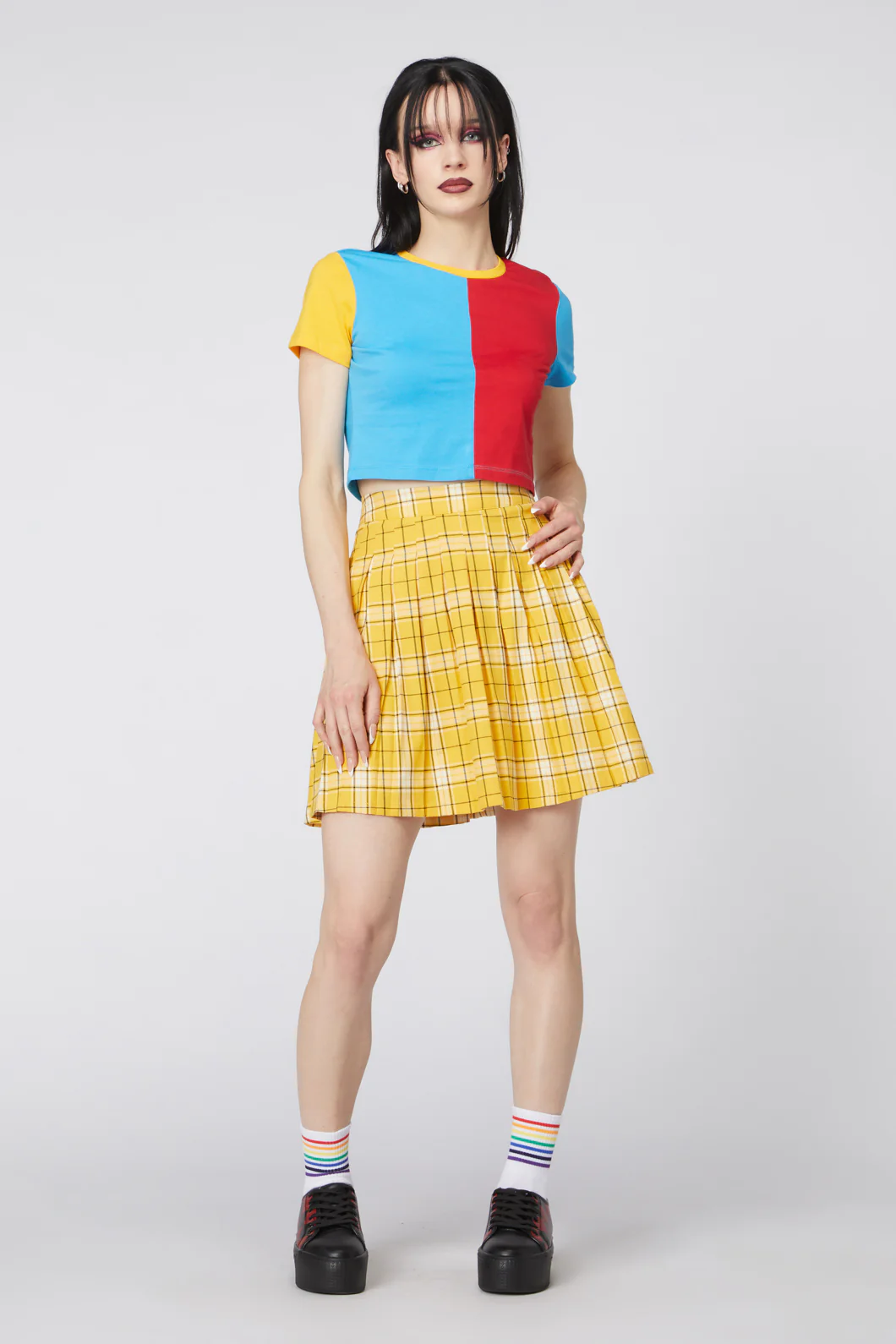 Nemo Colour Block Crop Tee