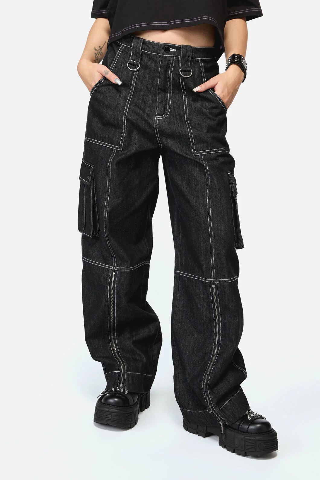 Rodent Grunge Cargo Jean