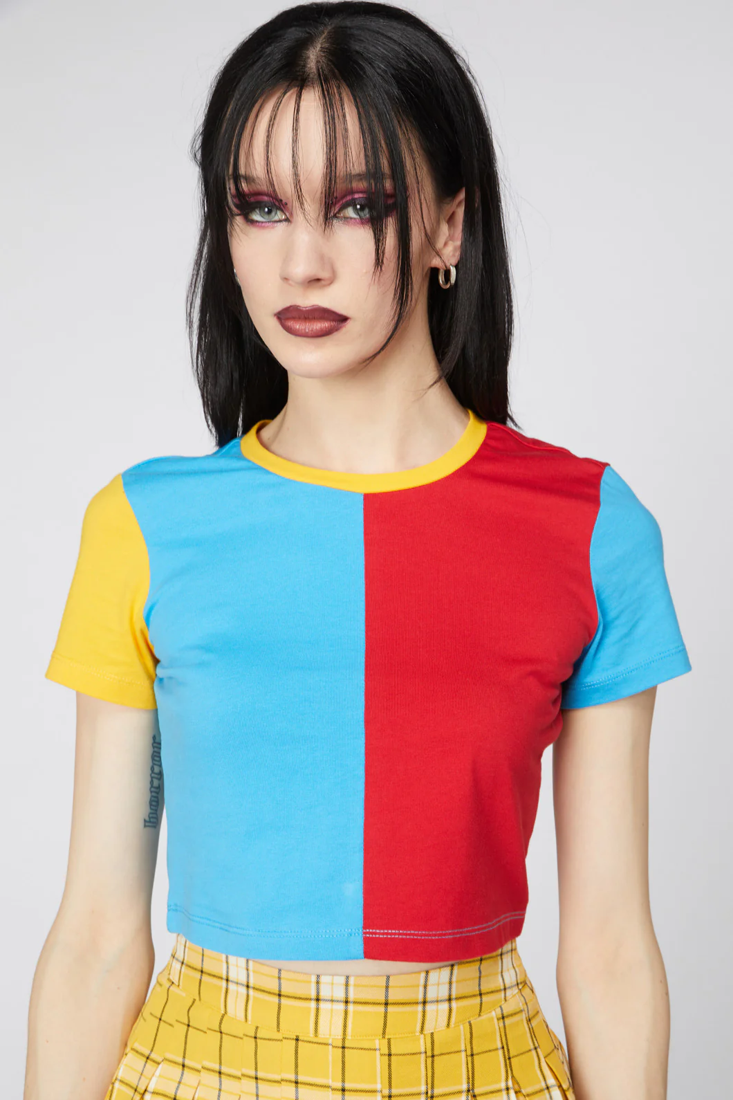 Nemo Colour Block Crop Tee