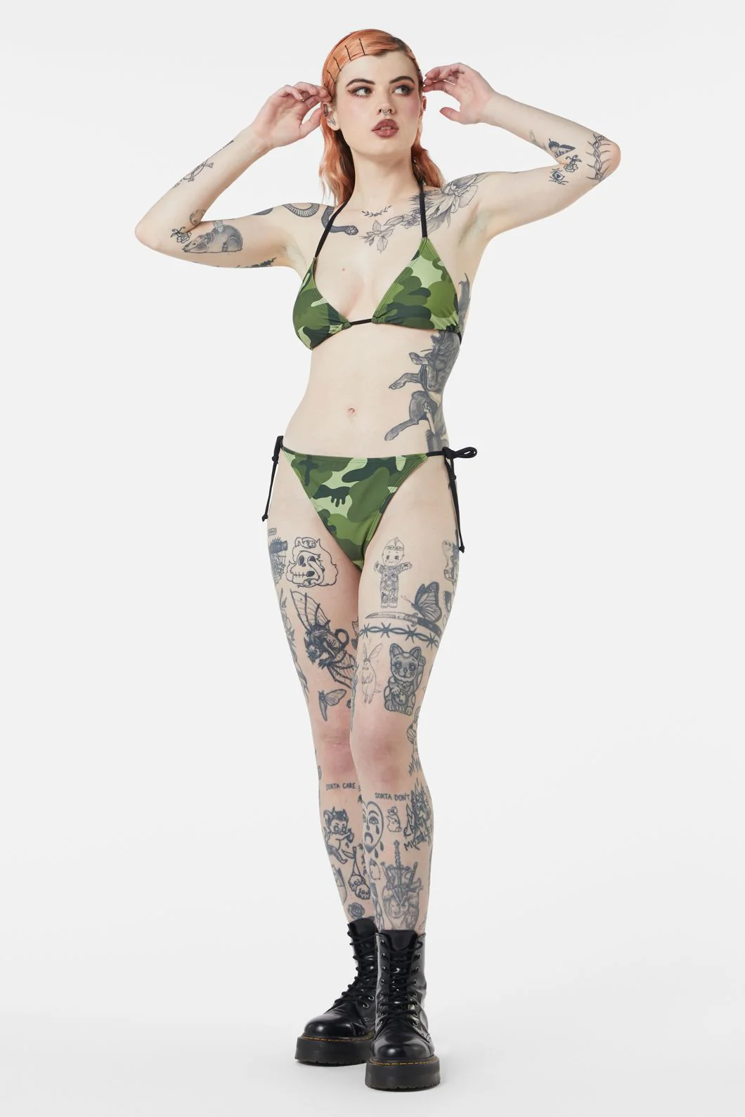 Nook Of The Garden Camo Bikini bottom