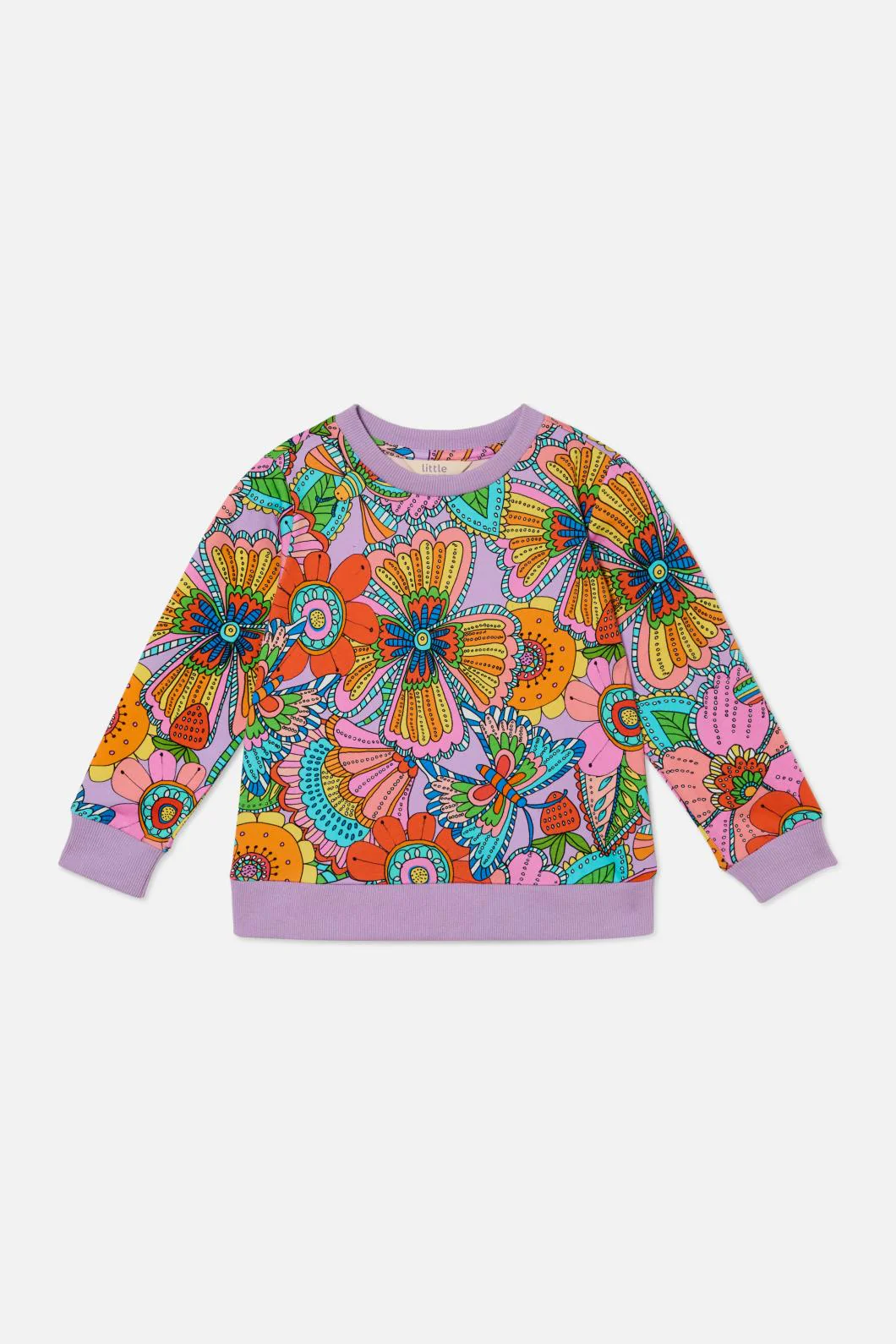 Paisley Floral Kids Sweater