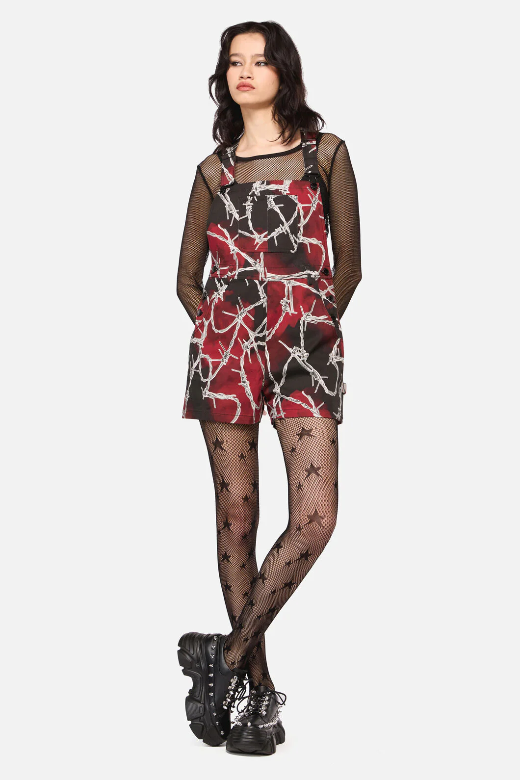 Sharp Hearted Short Overall