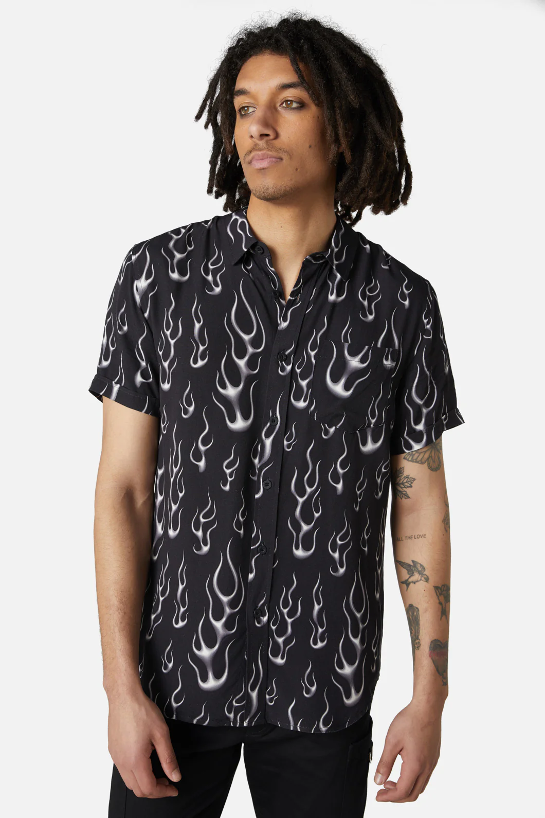 Naked Flame Short Sleeve Shirt