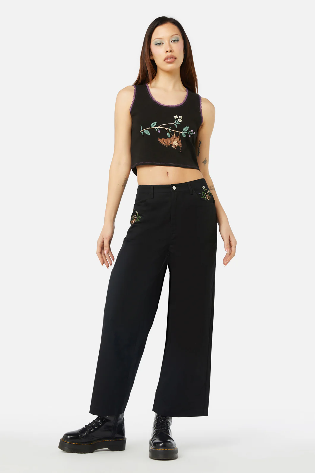 Old World Embroidered Tank