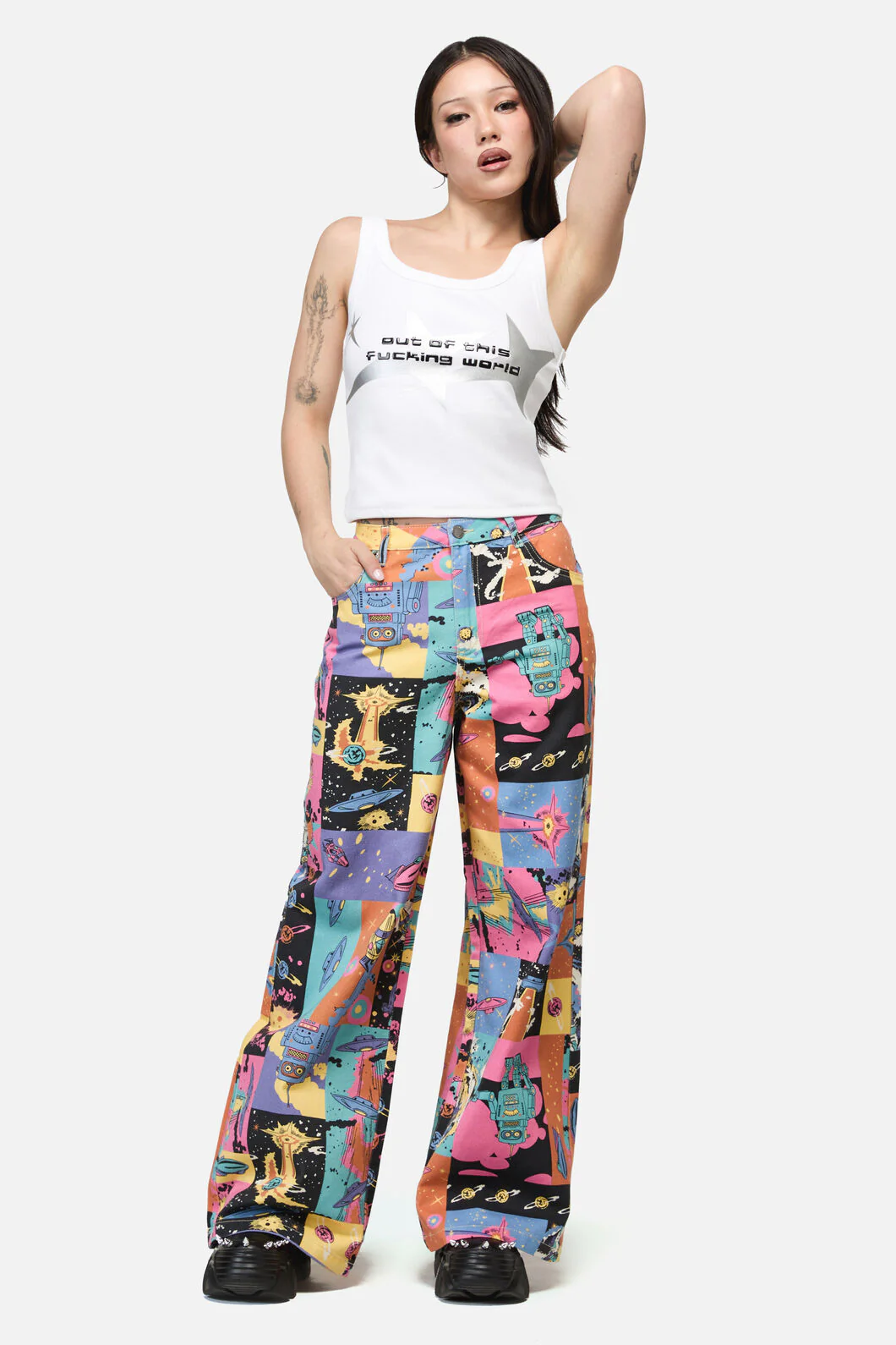 Galactic Print Jean