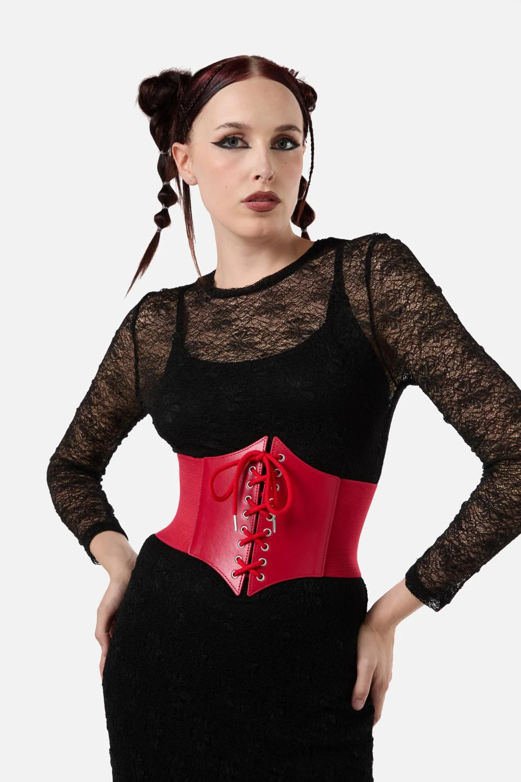 Red Corset Belt