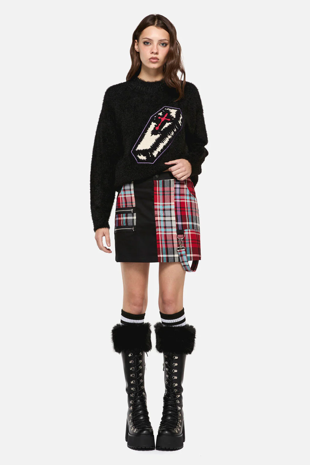 Scorpion Tartan Skirt