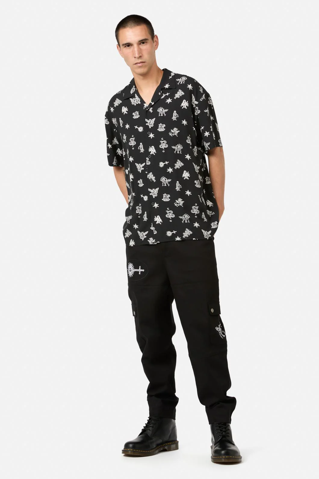 Darc Printed Relaxed Fit SS Shirt