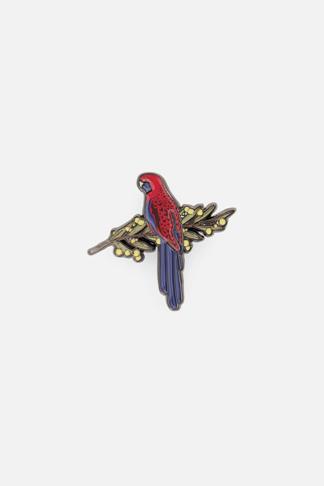 Rosella & Wattle Pin