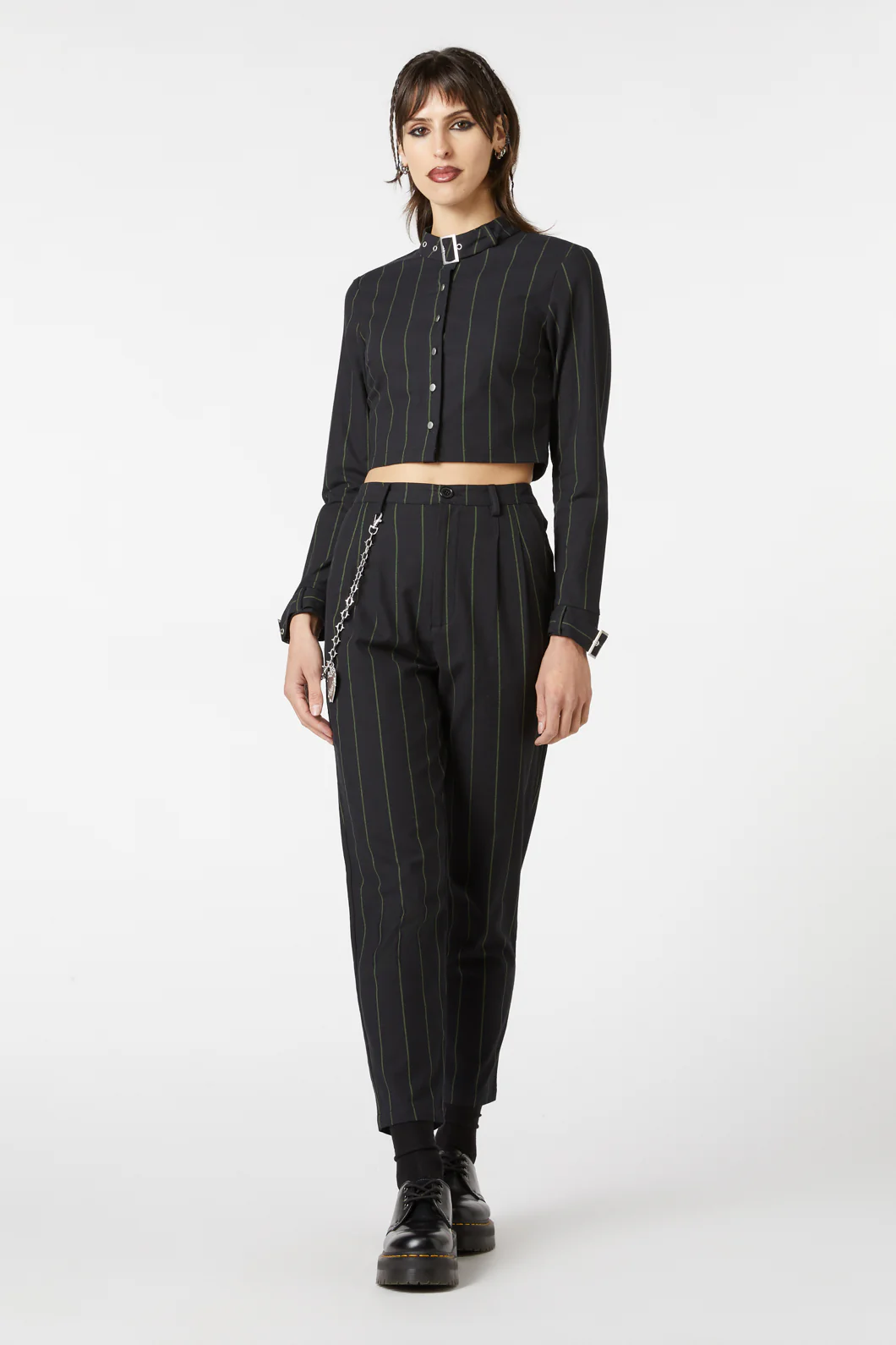 Mystery Pinstripe Blouse