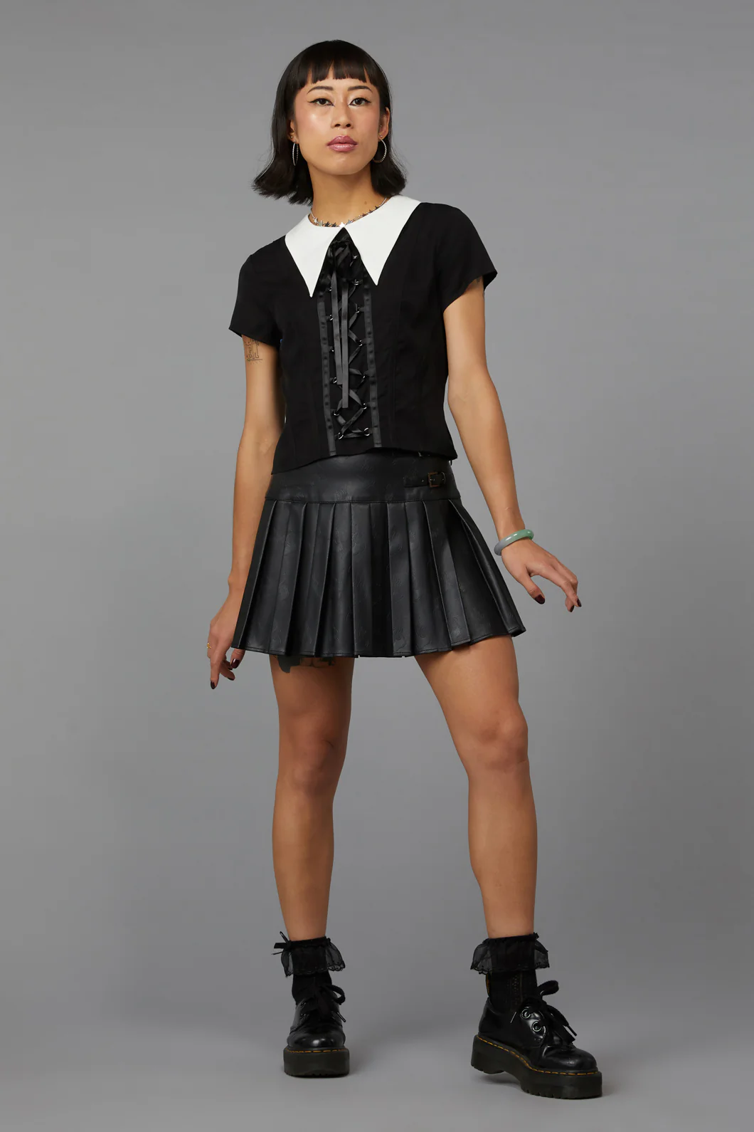 All Tied Up Gothic Blouse