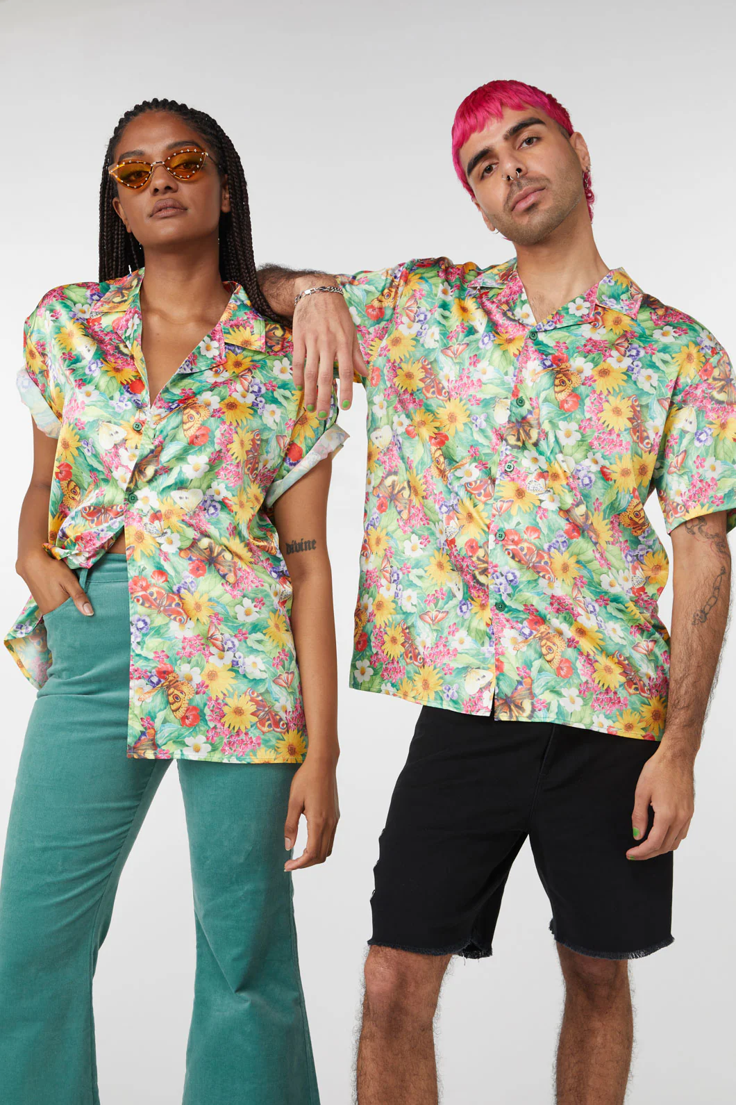 Glade Satin Printed Shirt
