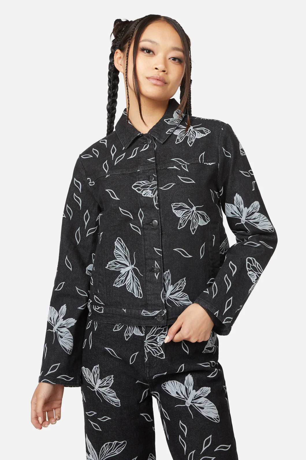 Larvae Flocked Jacket