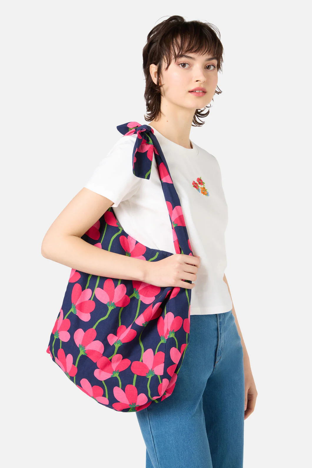 Lulu Floral Slouchy Bag