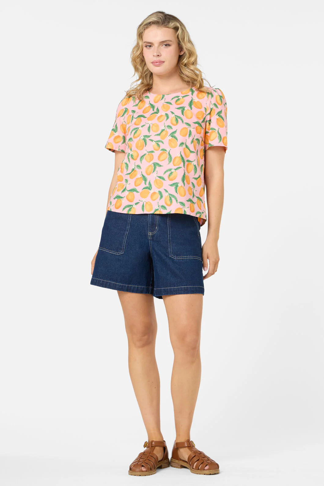 Apricots Short Sleeve Top