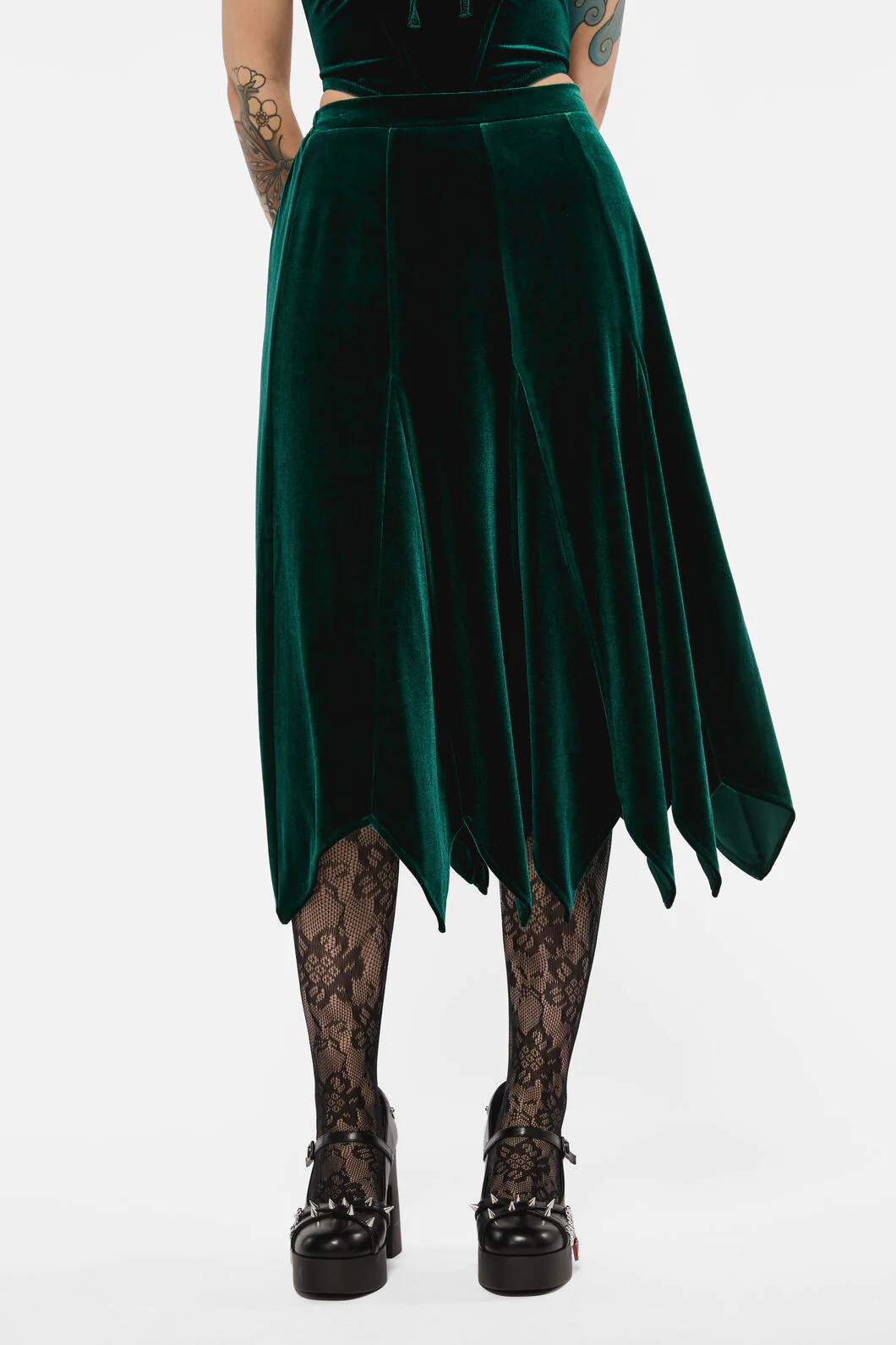 Keeper Of The Woods Velvet Skirt