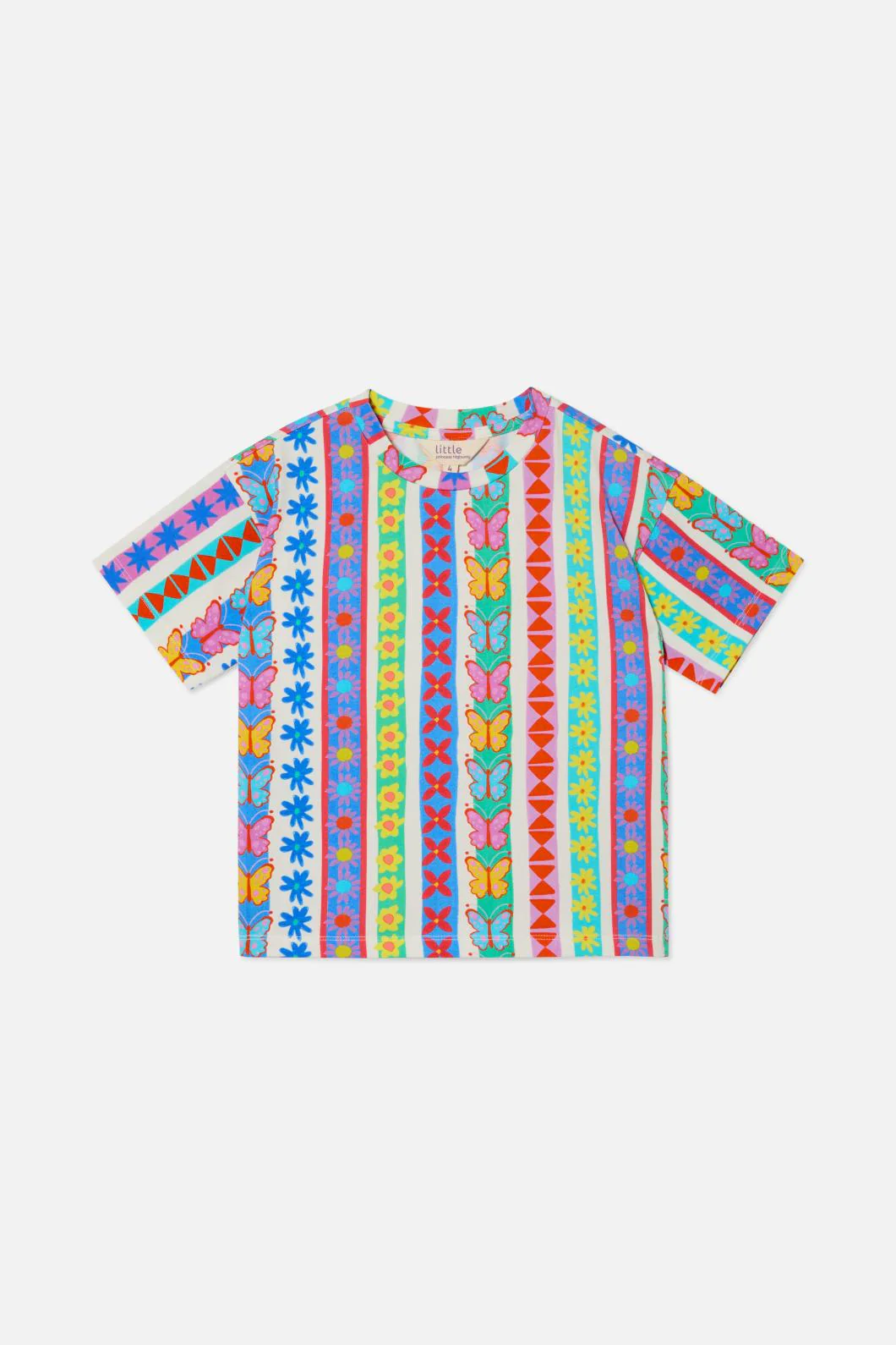 Daisy Stripe Kids SS Tee