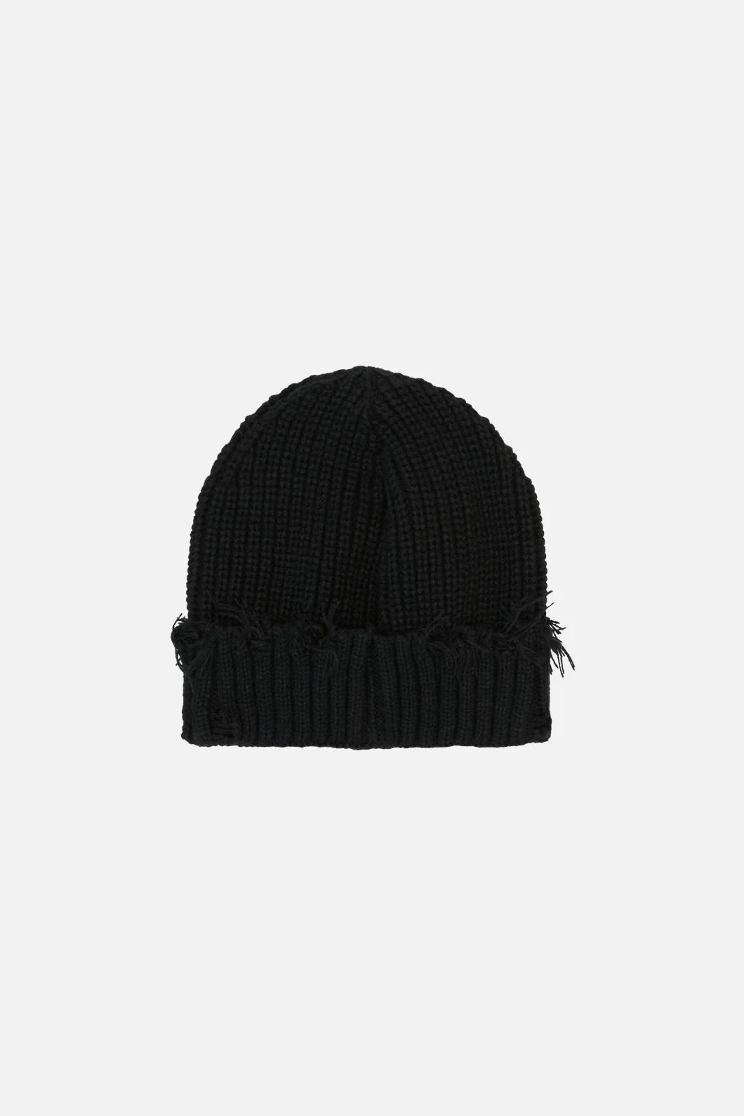 Black Cross Charm Beanie