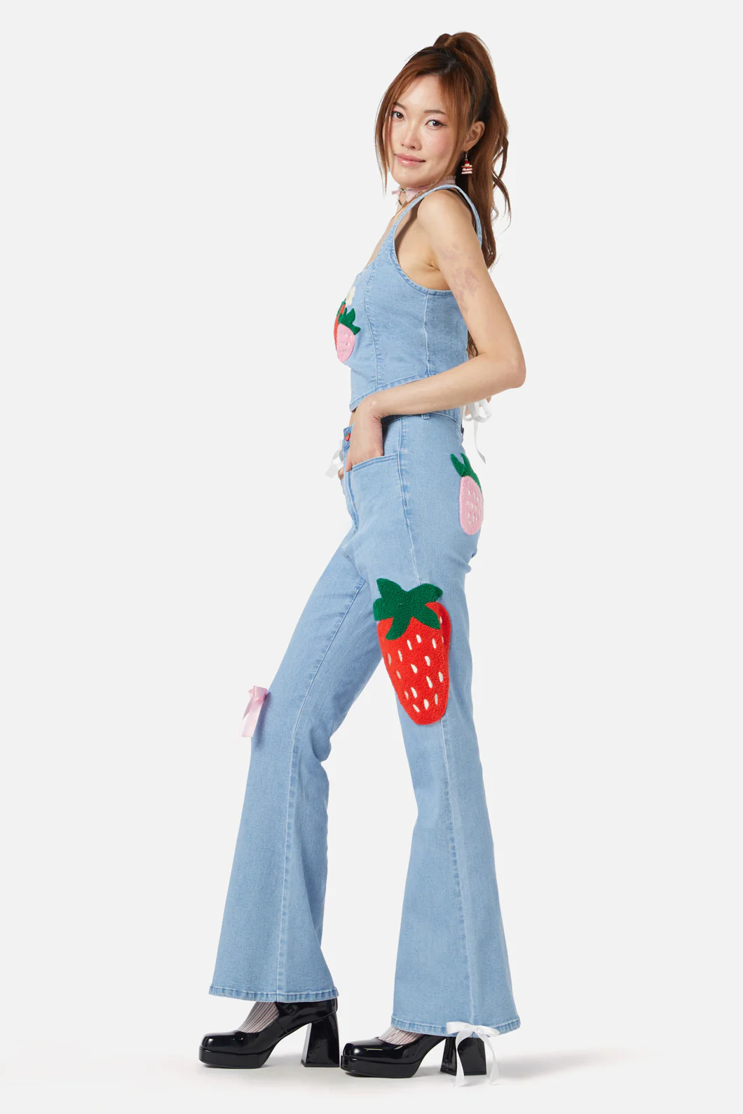 Crush On U Denim Flares