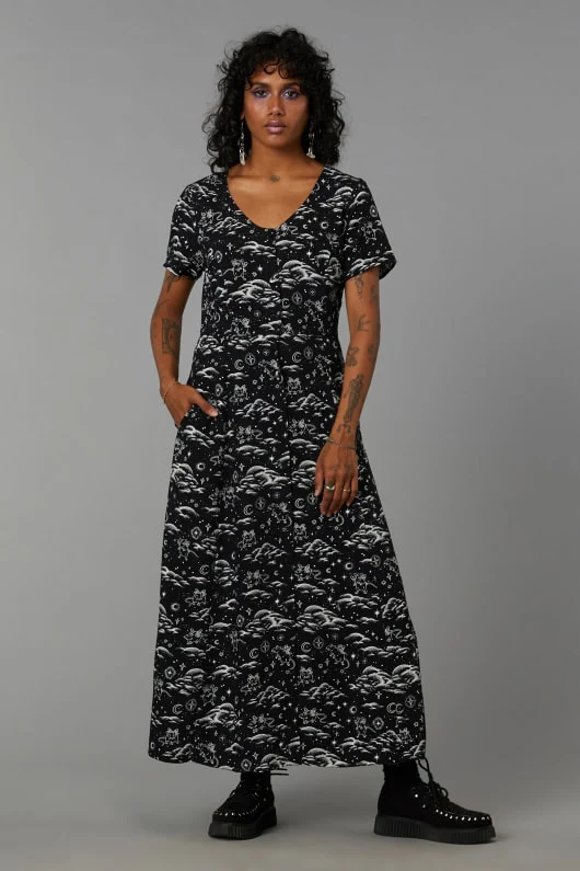 Cloudy Nights Goth Dress