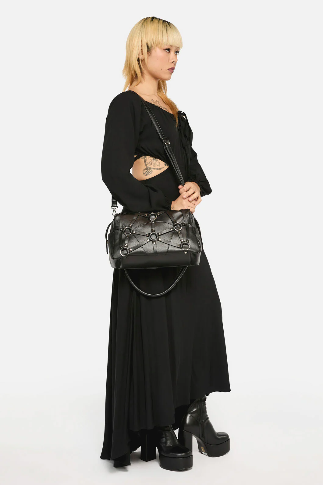 Strapped Up Shoulder Bag