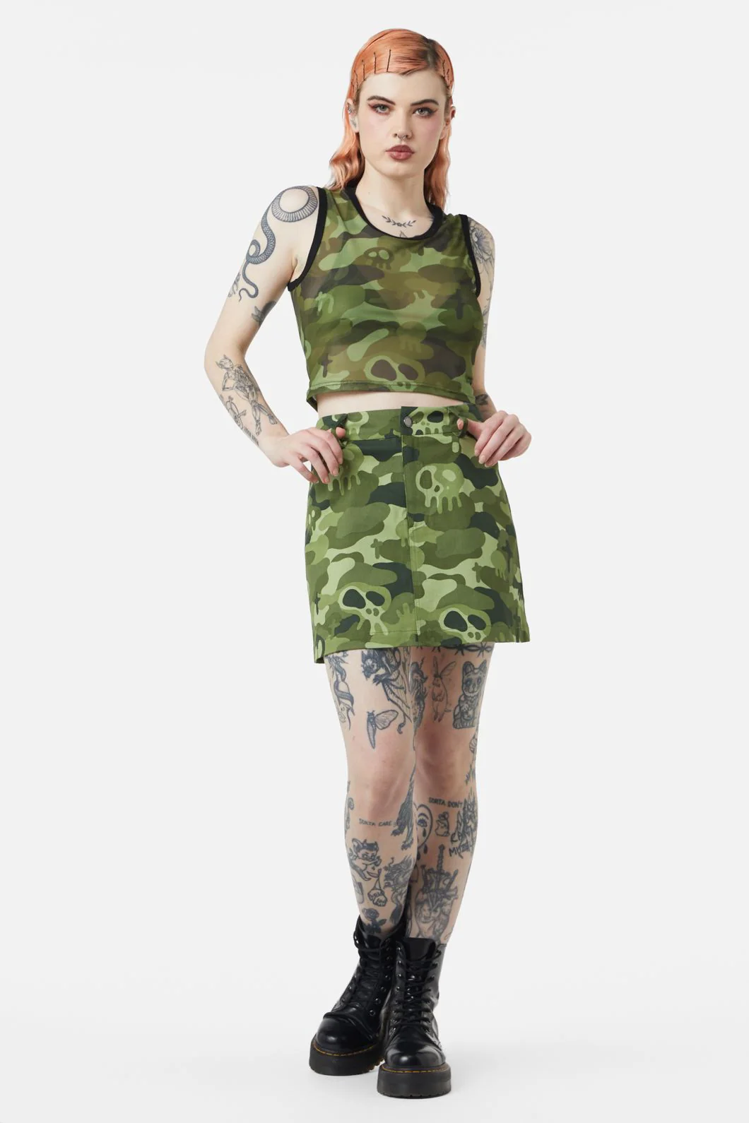 Nook Of The Garden Camo Skirt