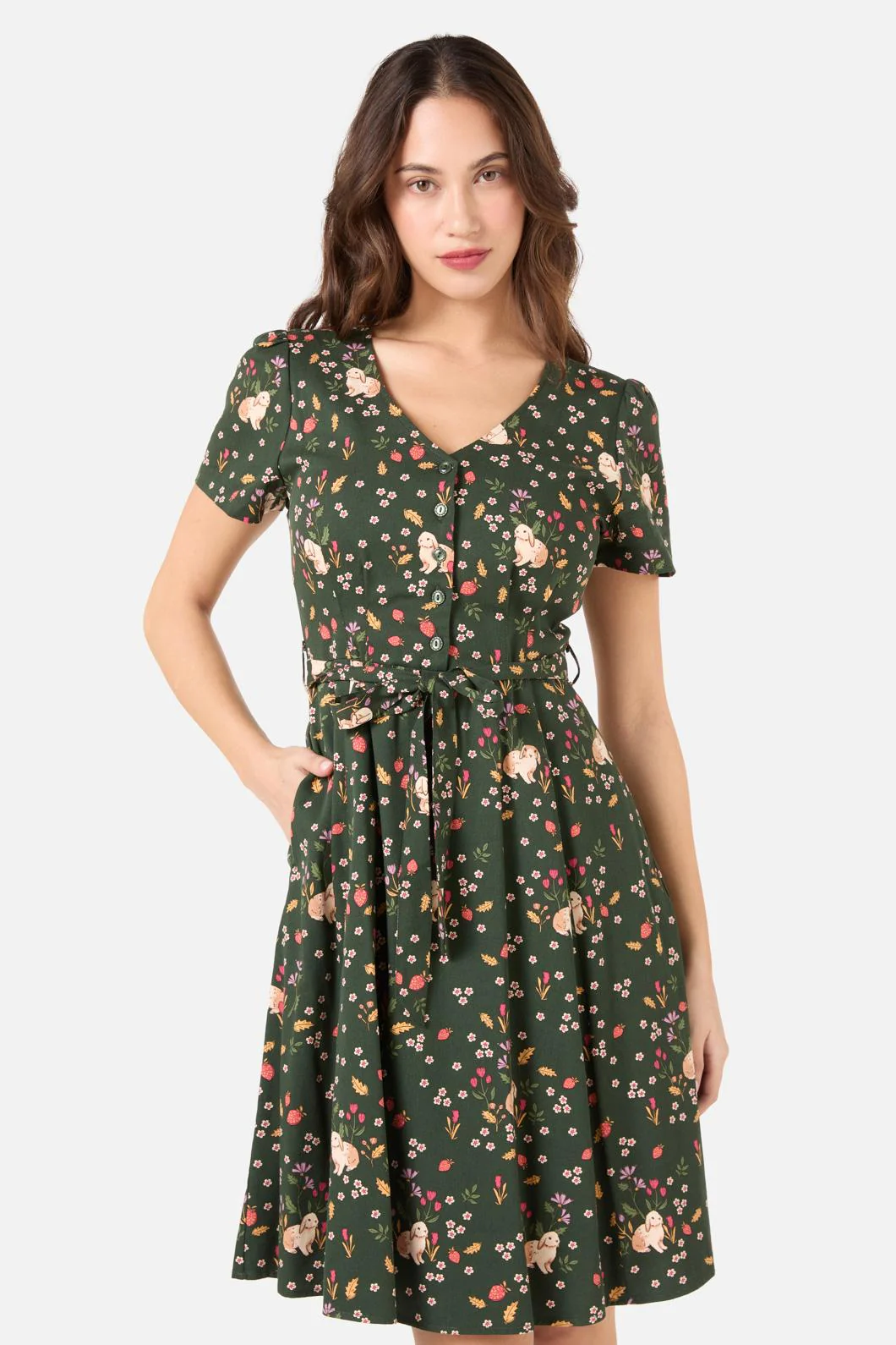 Coco Rabbit A-Line Dress