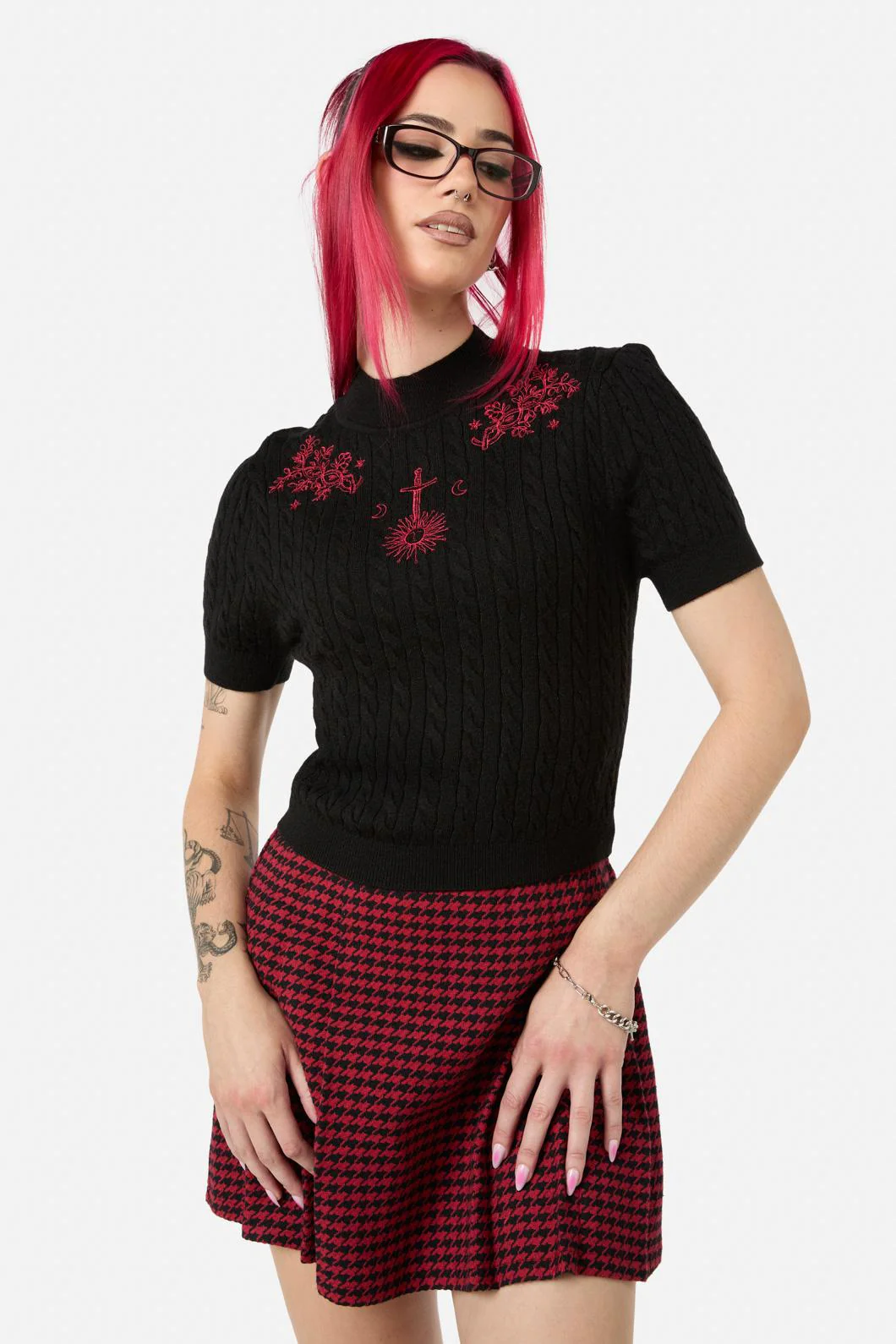 Grace Cable Knit Top