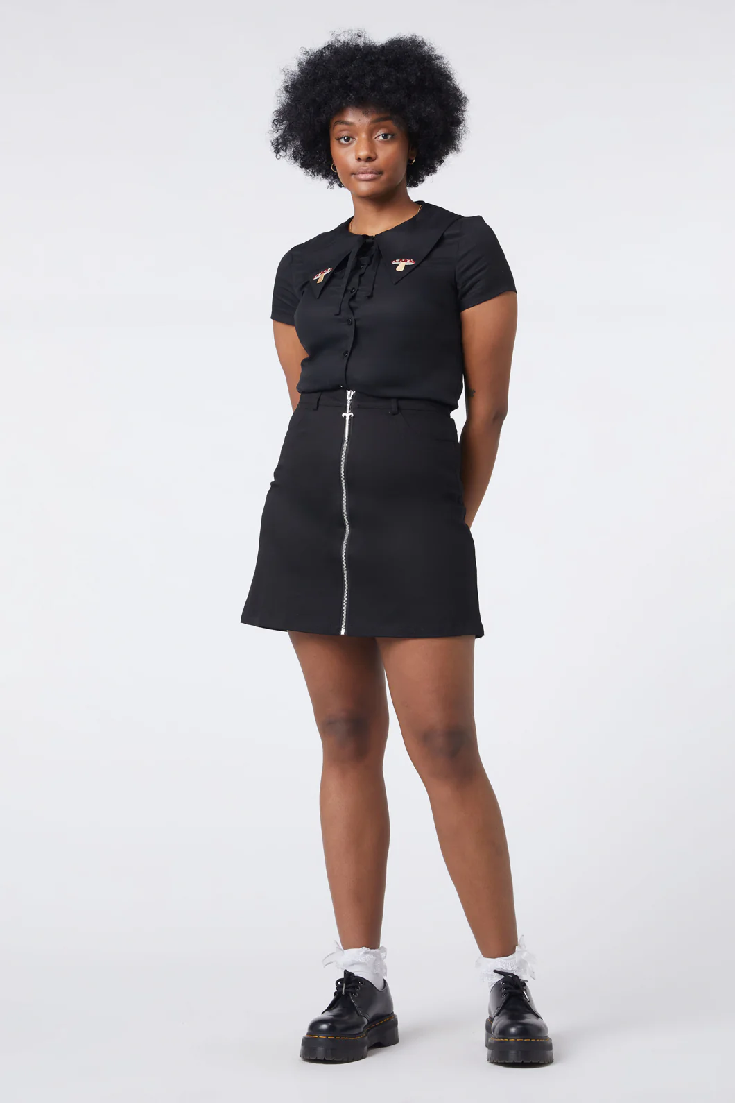 Pierce A Line Mini Skirt