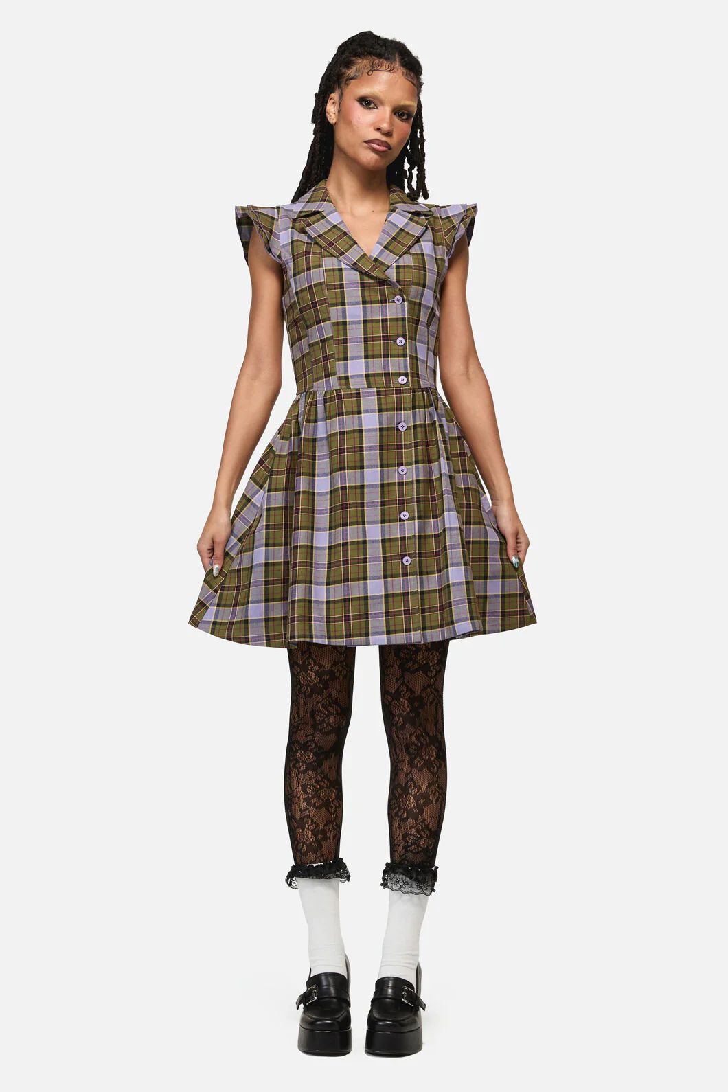 Apothecarius Goth Tartan Dress