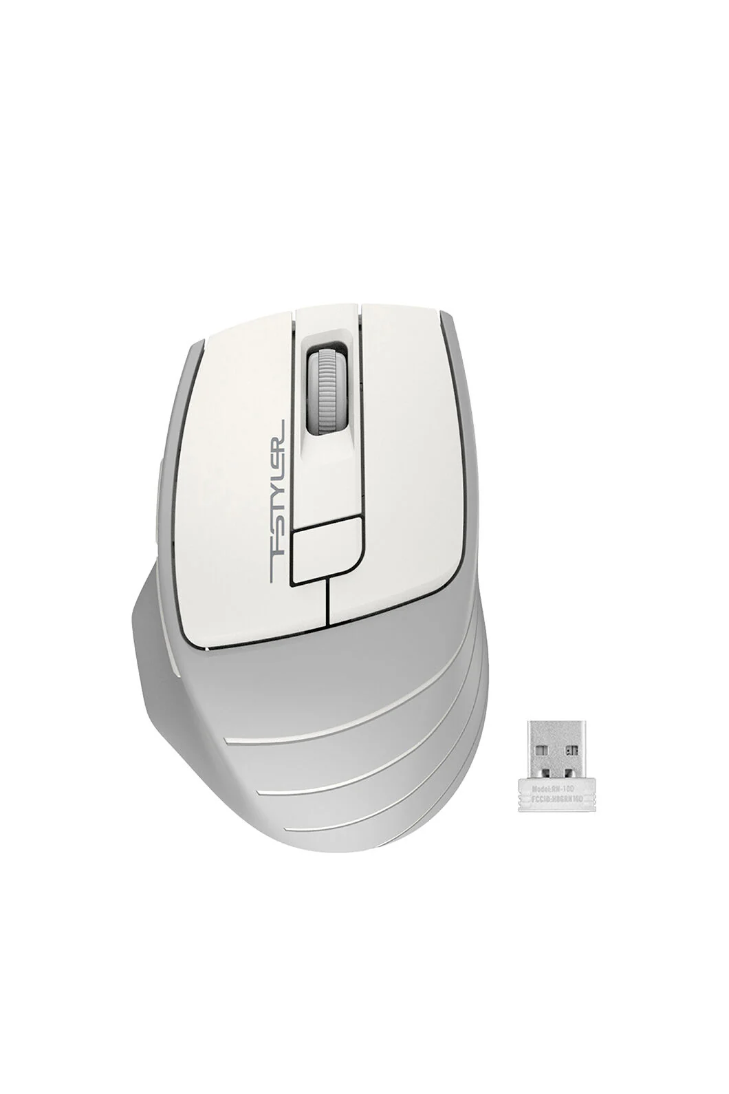 FG30S Silent Nano Receiver Mouse (White)