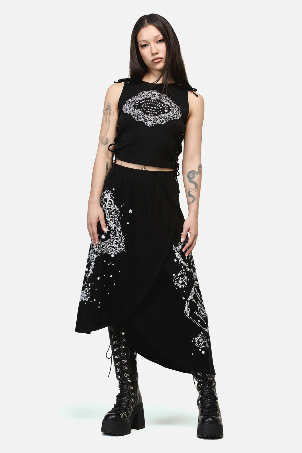 Seance Goth Print Tank Top