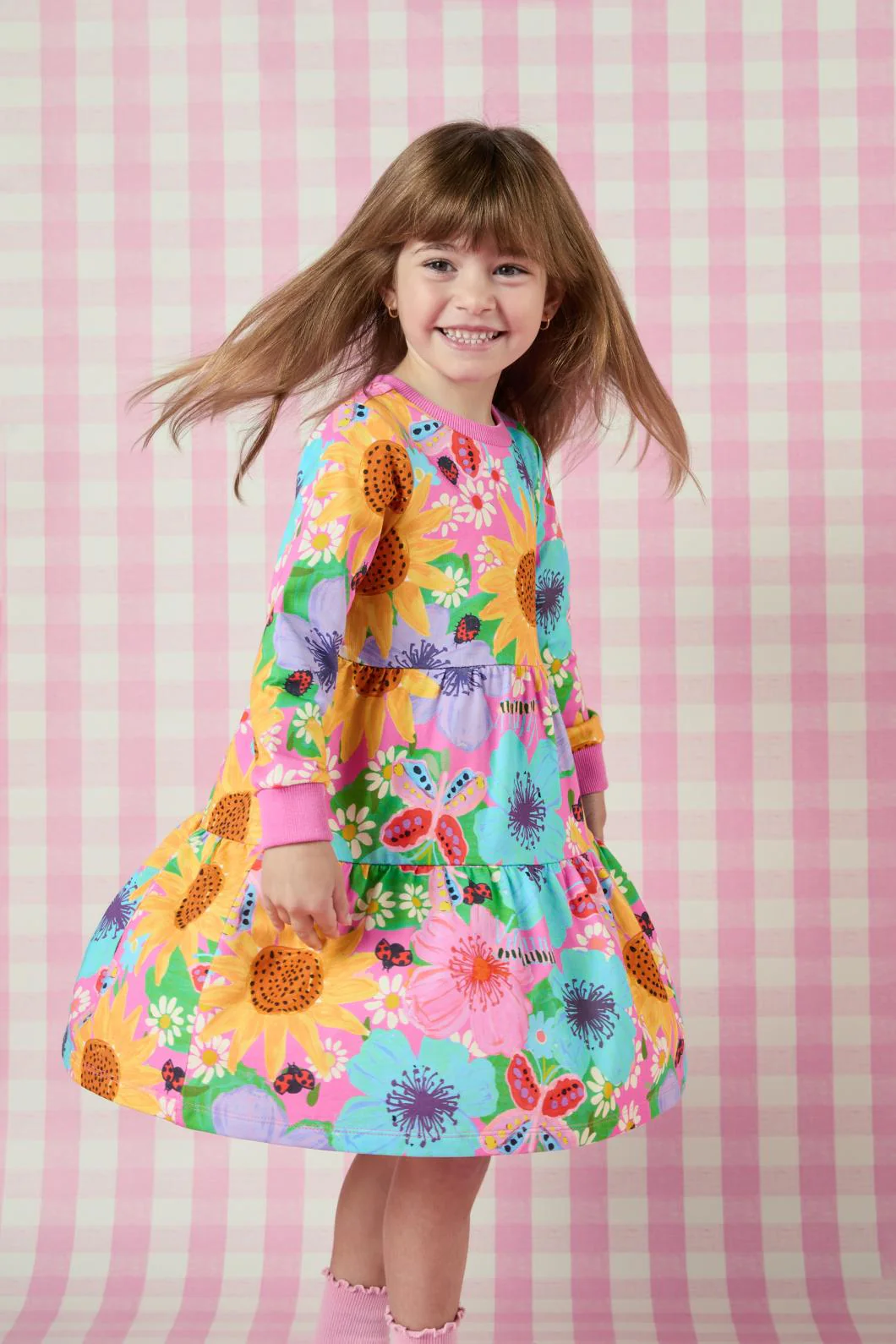 Sunflower Kids Dress