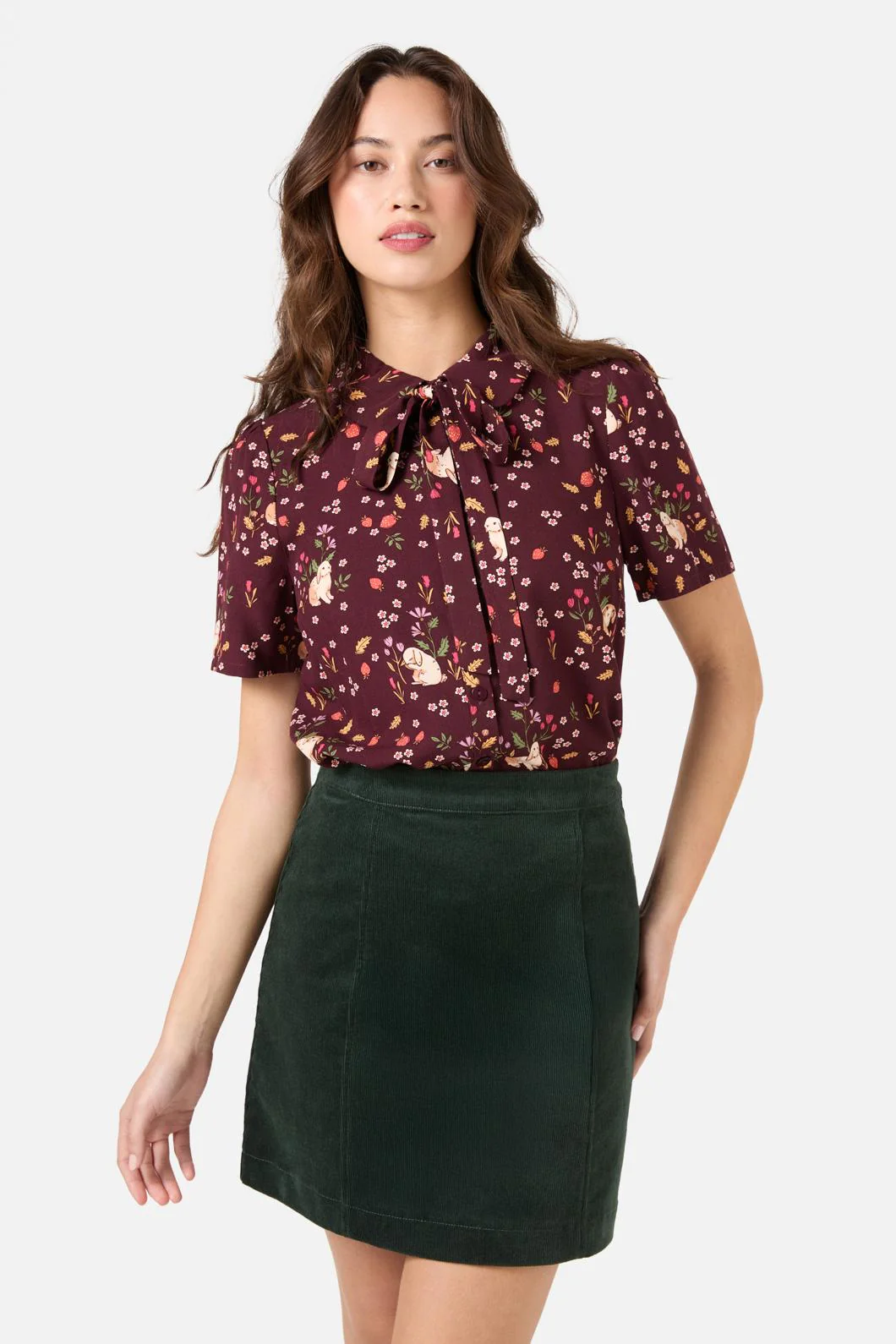 Coco Rabbit Short Sleeve Blouse